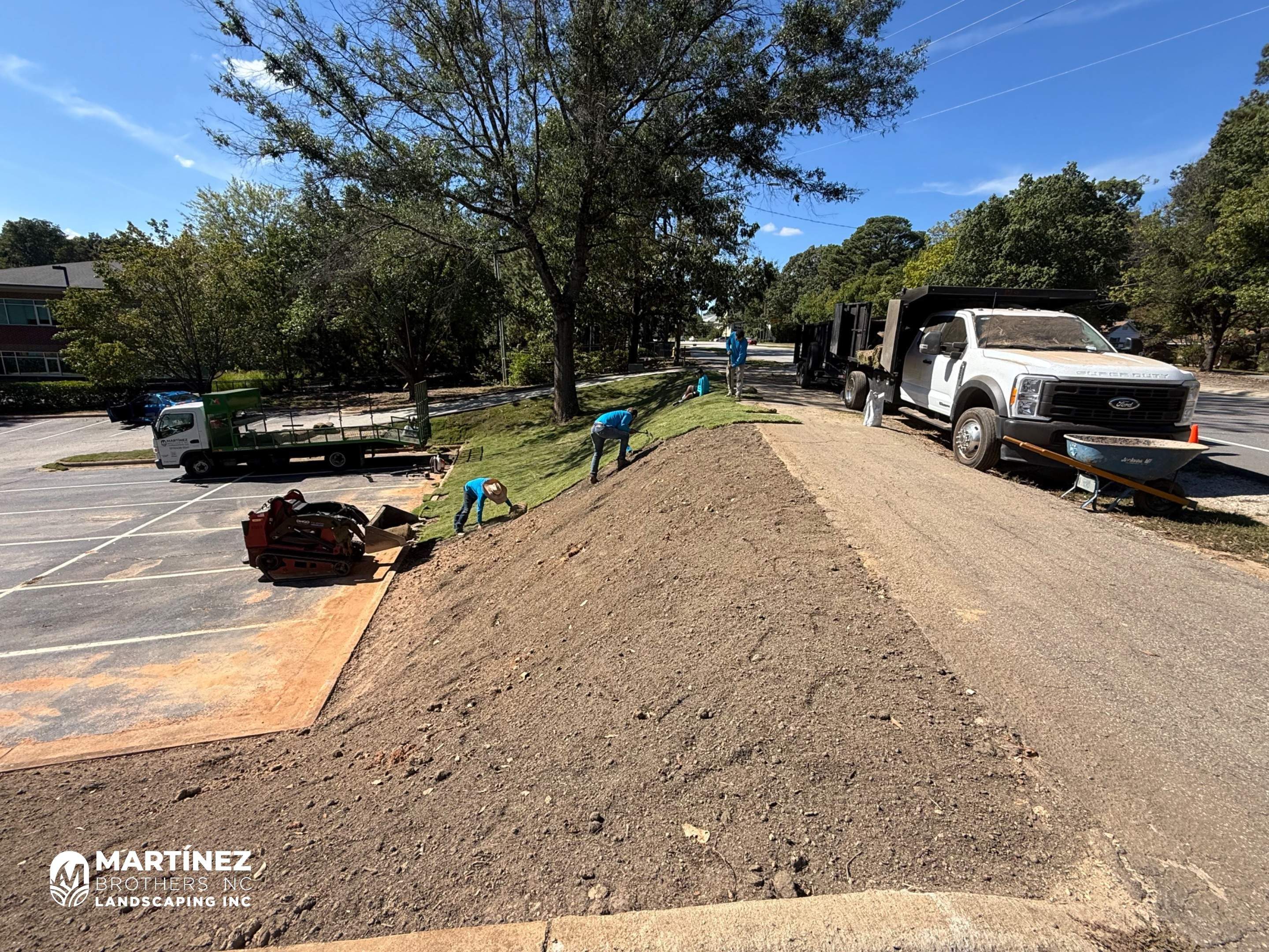 Sod installation by Martinez Brother’s Nc Landscaping Inc