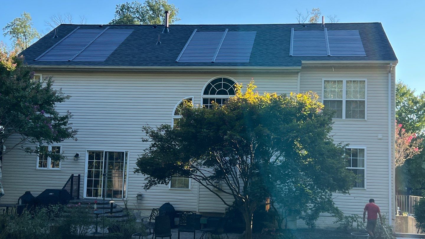 GAF Timberline Solar Roof Ellicott City, MD by American Home Contractors