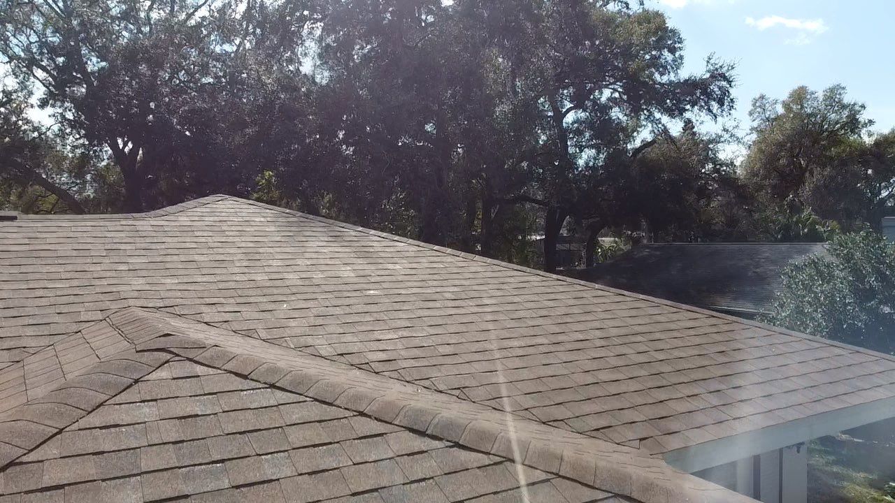 Shingle Replacement with Gaco sealant on Flat Roof Altamonte Springs FL by Pinnacle Roofing Group