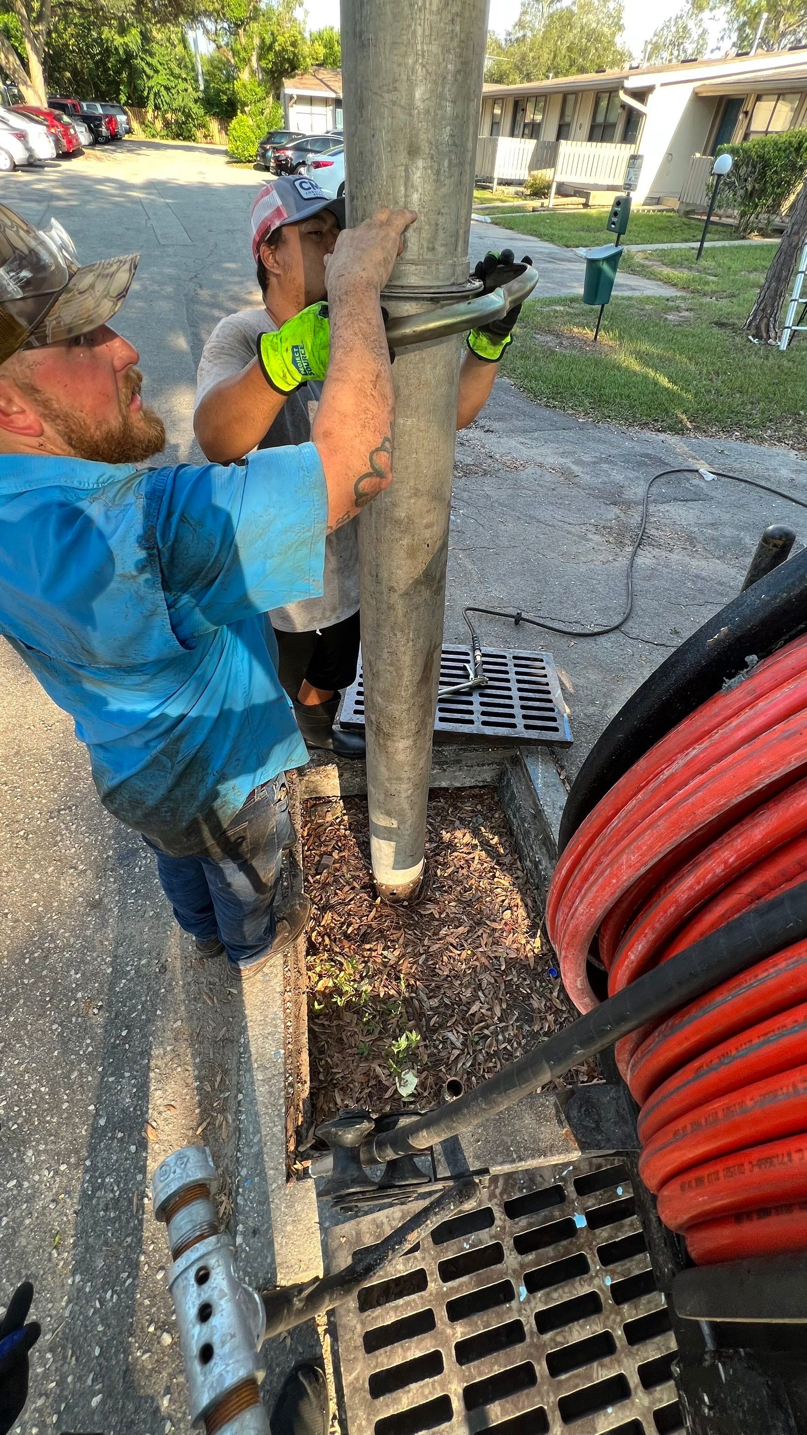 Apartment Complex Storm Water System Cleaning and Maintenance by Don Mar, Inc. Storm Water Solutions