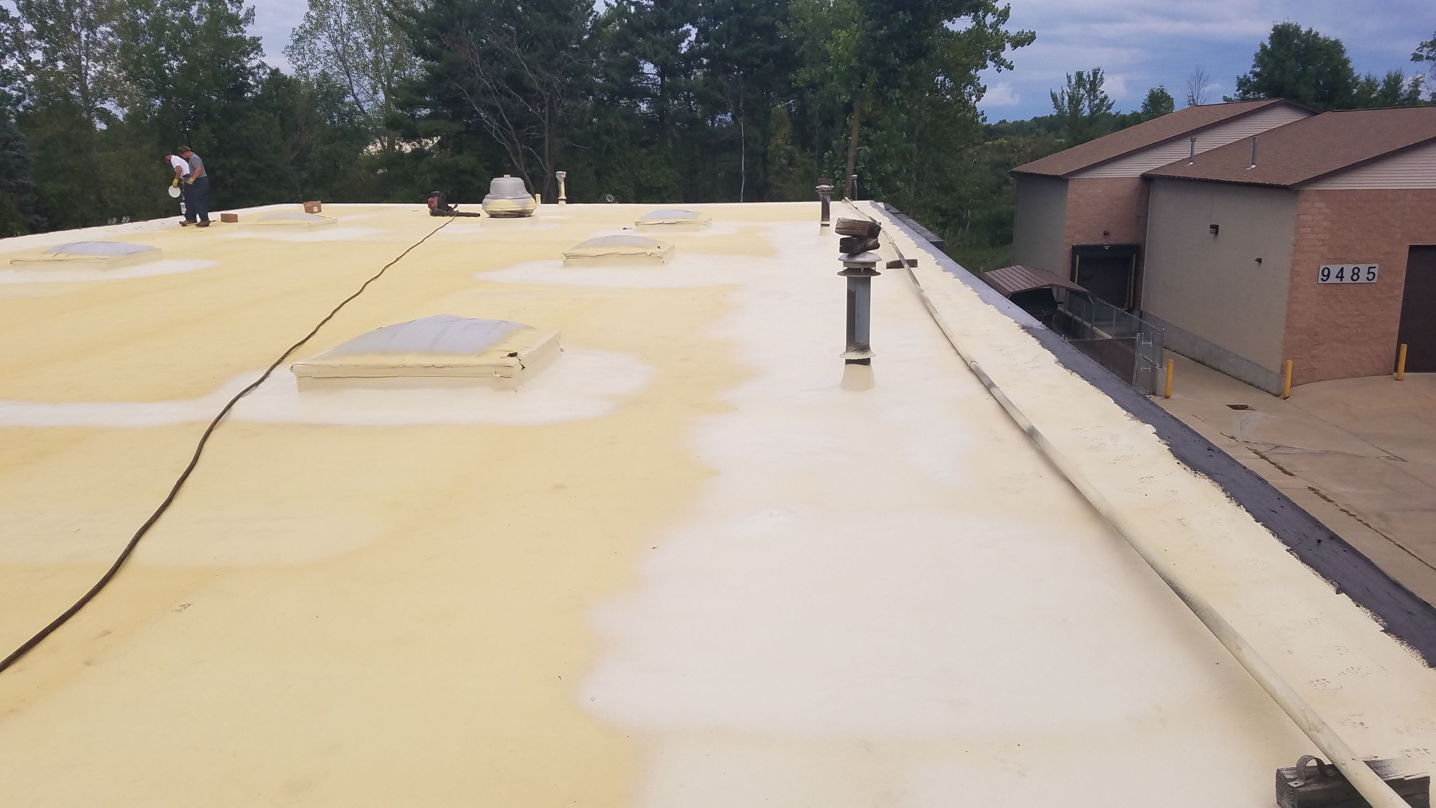 Spray Foam Roof System by Gold Star Roofing LLC 