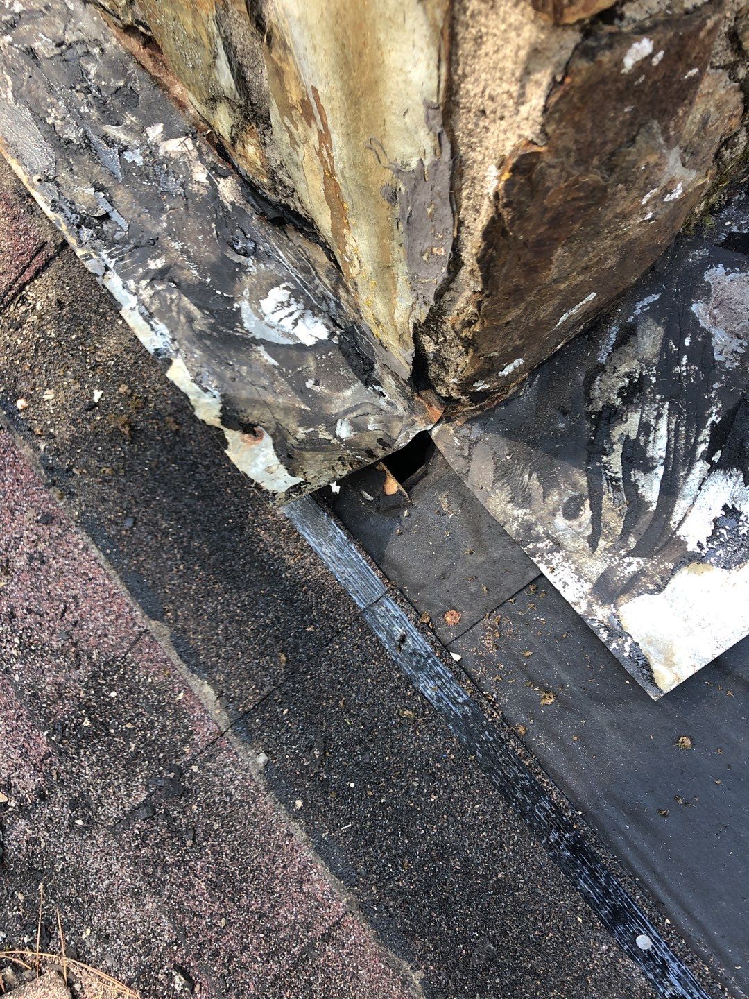 Chimney Flashing using Roof Repair by American Roofing NC