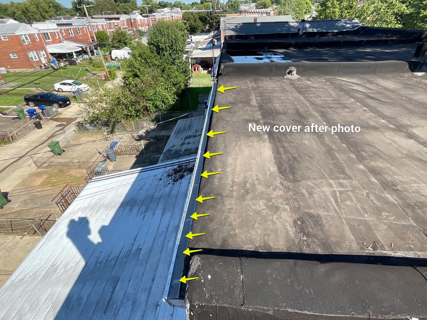 Gutter Installation using Rain Drop Gutter covers by Alpha Design Services