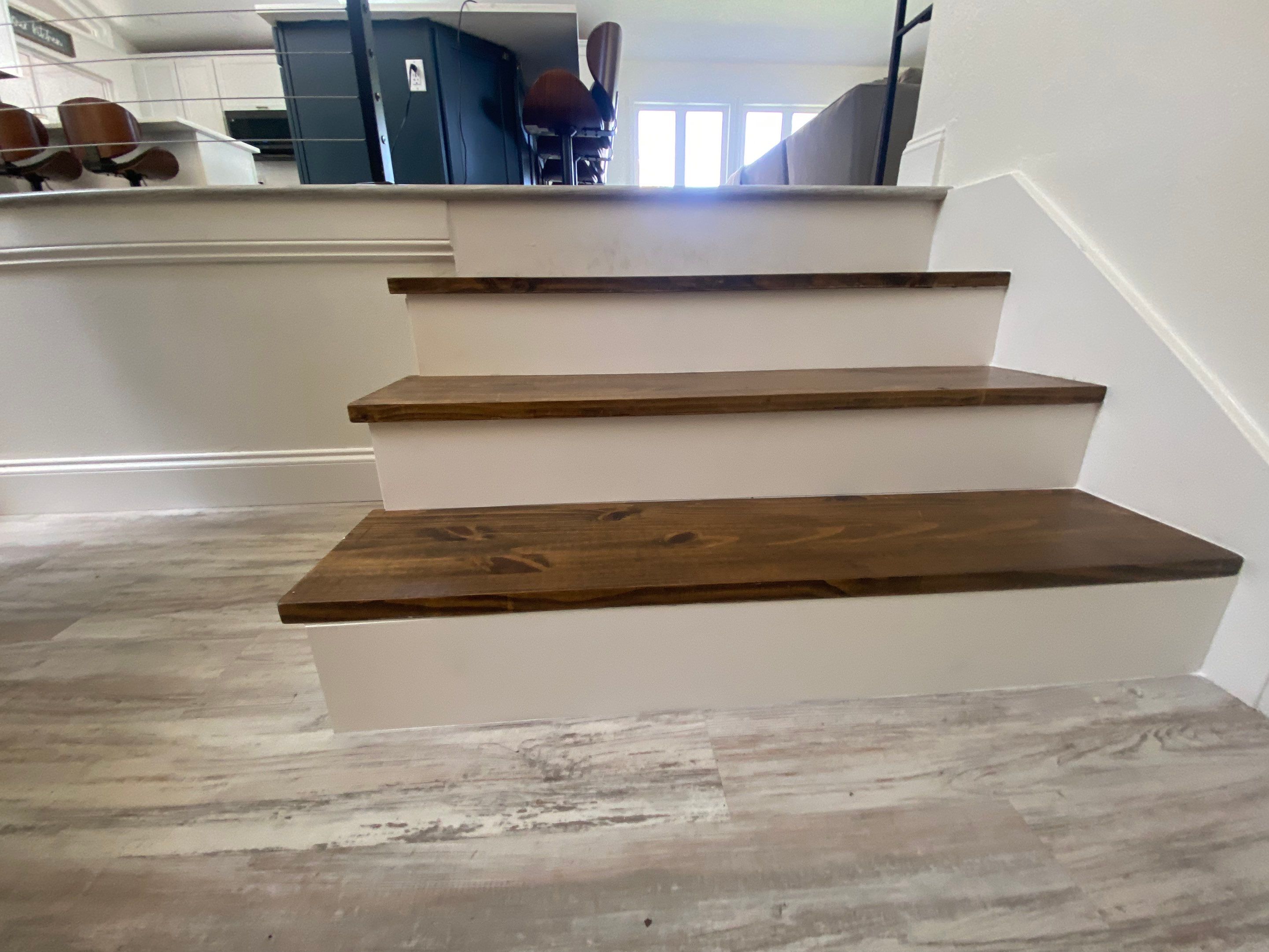 Staircase build and trim by HandyMangum