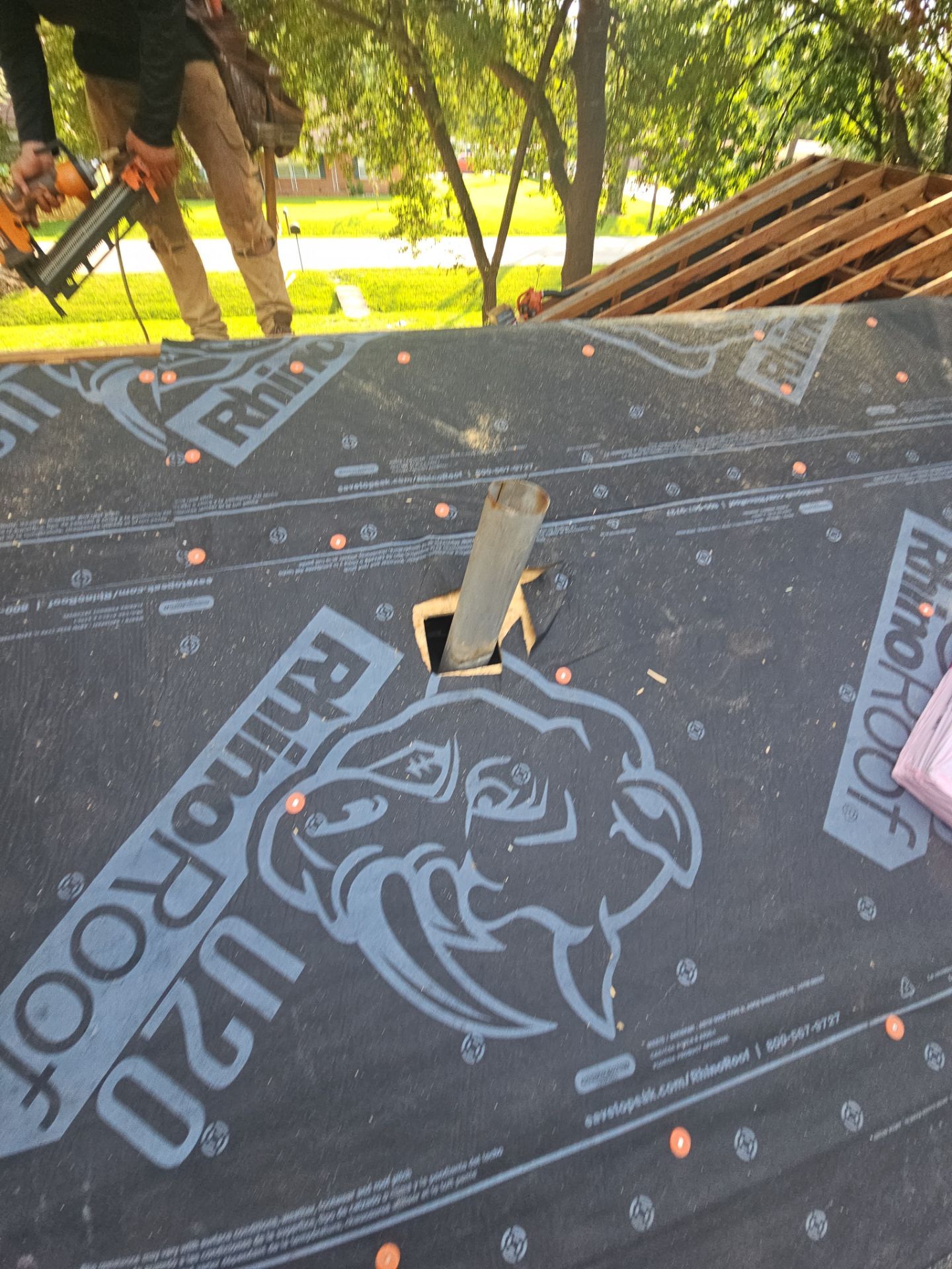 Residential Roofing Installation using Owen's Corning Duration (Lifetime) Shingles by Roof Repair Company