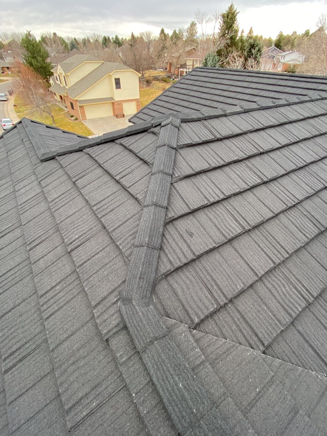 Residential Roofing Installation using Decra Shake - Charcoal by A to Z Roofing