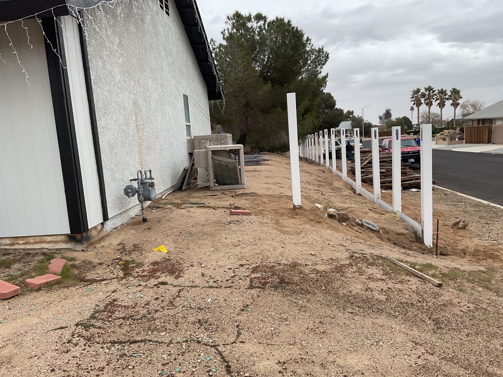 Fence Installation using Vinyl by Fence Guys Inc. 
