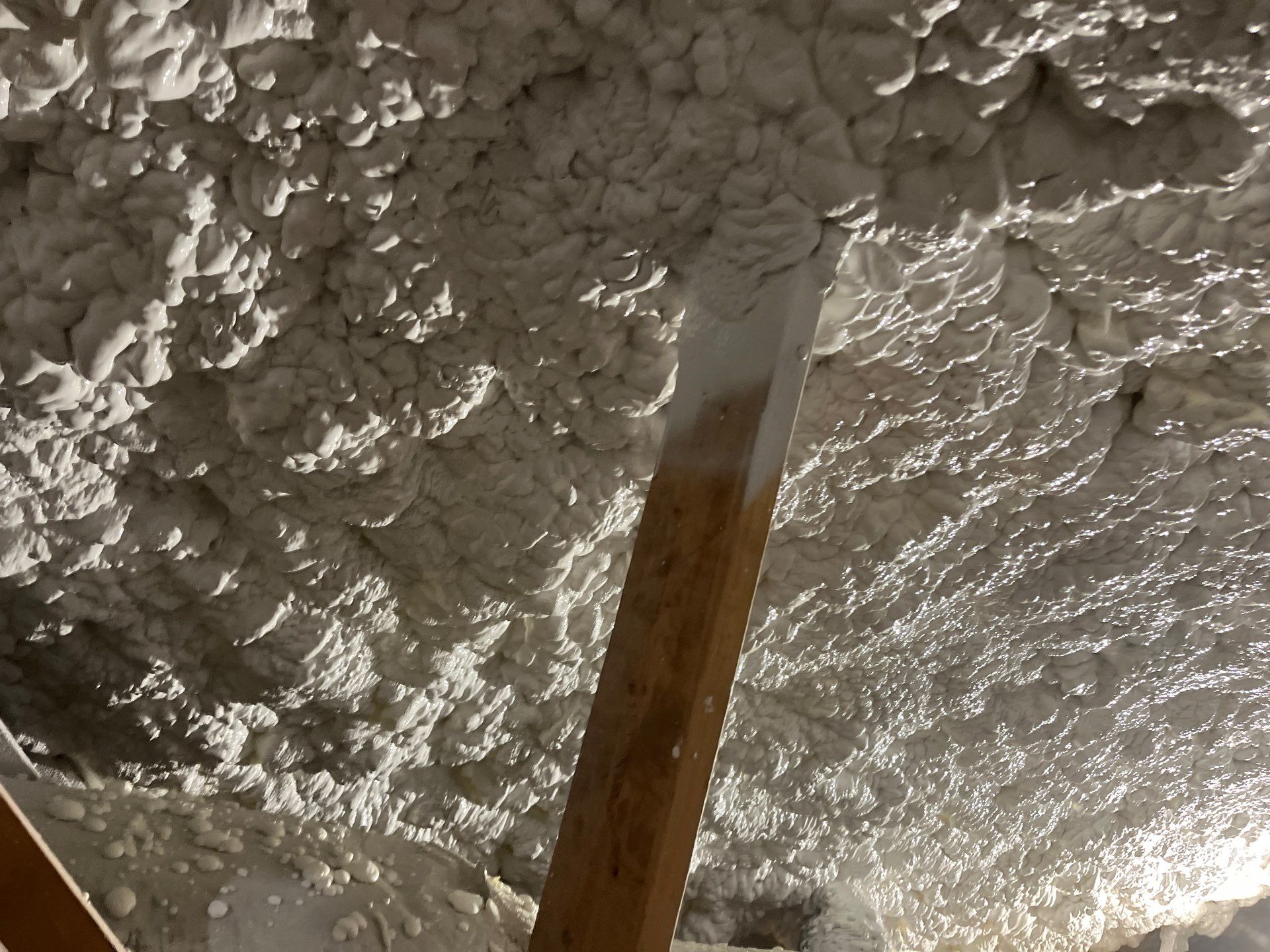 Attic Insulation using open cell spray foam by NYS Foam & Energy