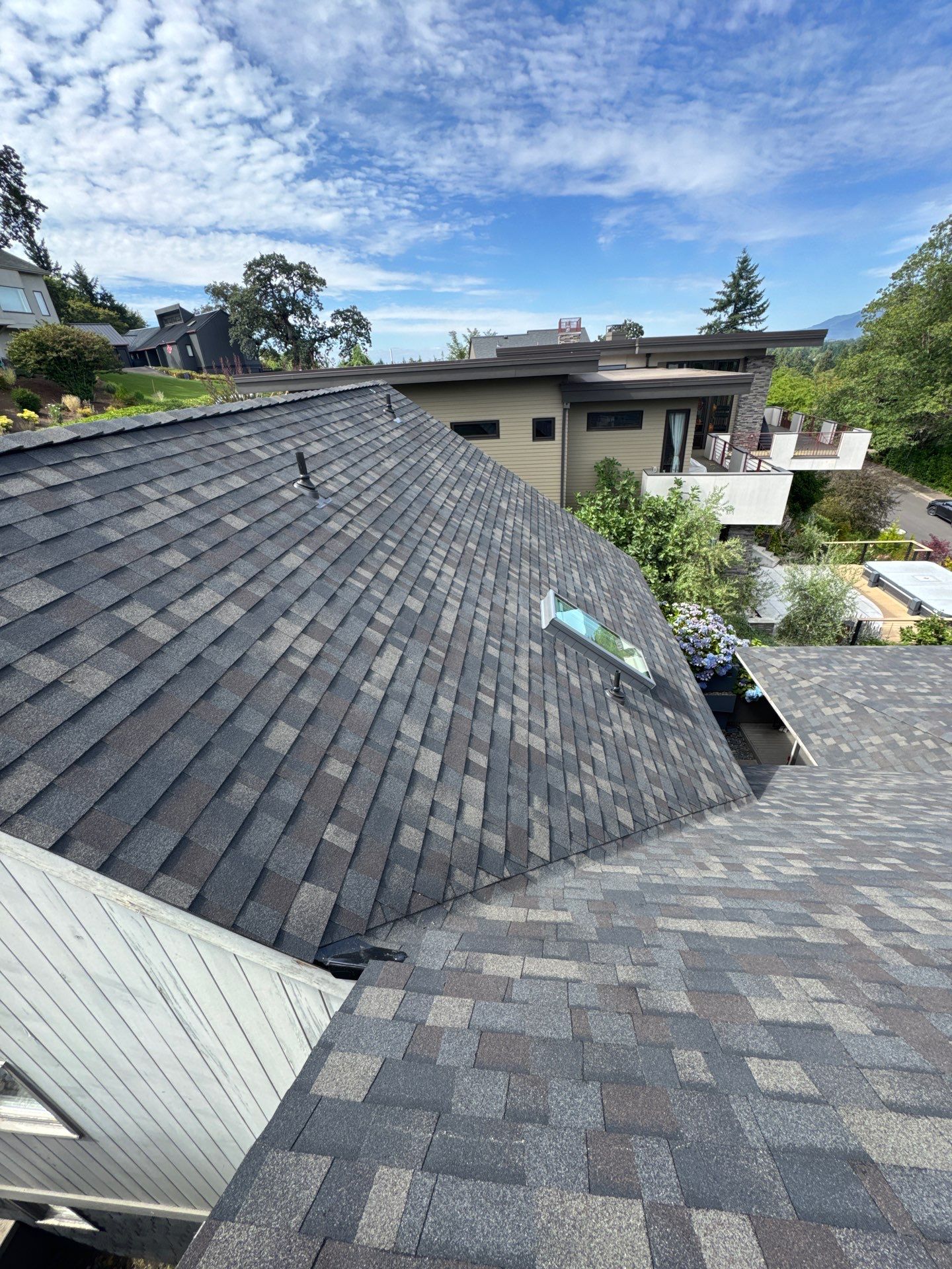 Complete Architectural Shingle Reroof and OSB Decking Repair in Eugene by BEST Roofing & Waterproofing