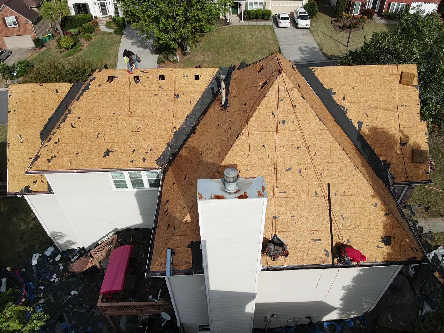 Residential Roofing Installation using Owens Corning by Inspector Roofing and Restoration