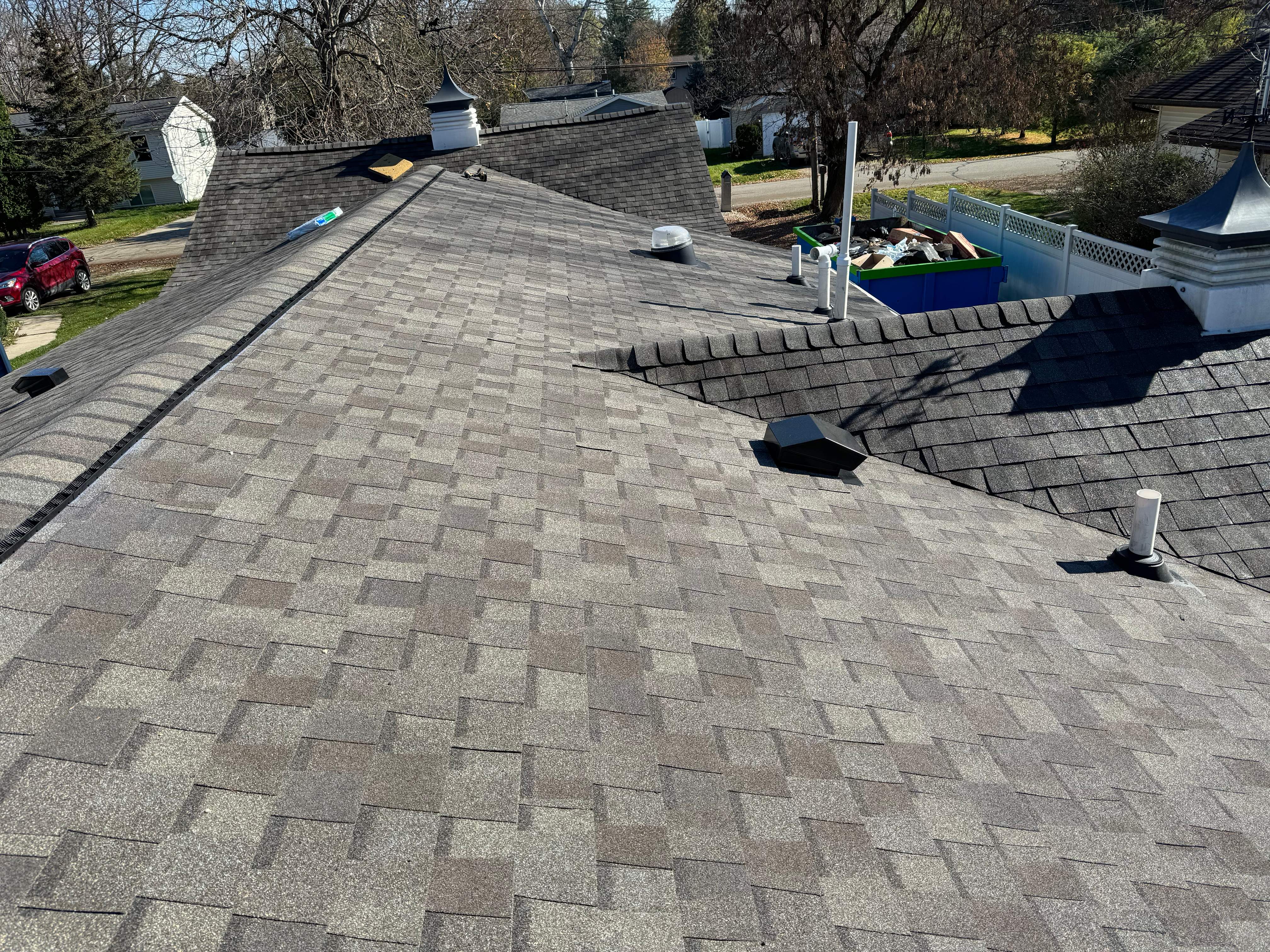 Residential Roofing Installation using Certainteed Landmark ClimateFlex. by GRACCO