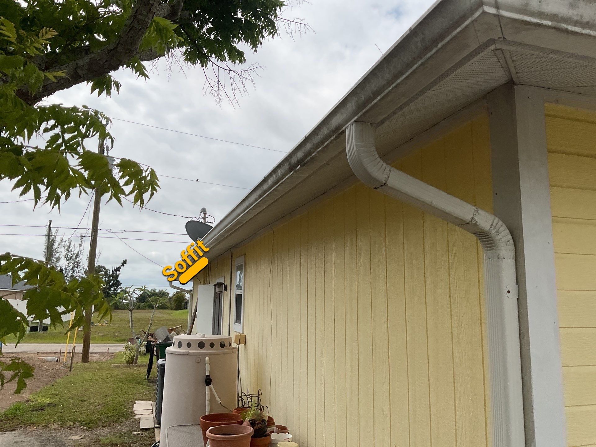 Soffit Installation in Cape Coral FL by Gutter Professors