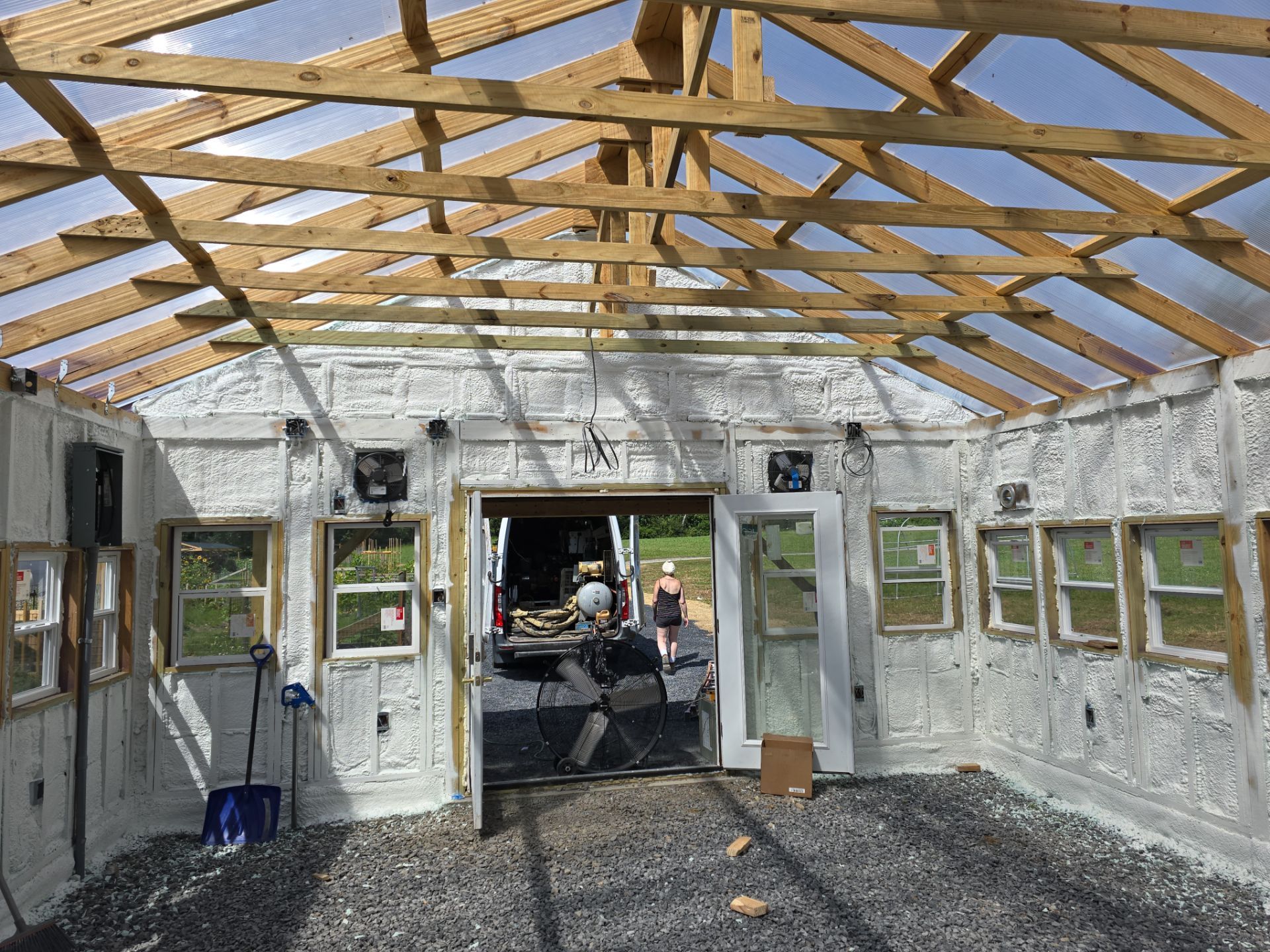 New Construction using Closed Cell Spray Foam by NYS Foam & Energy