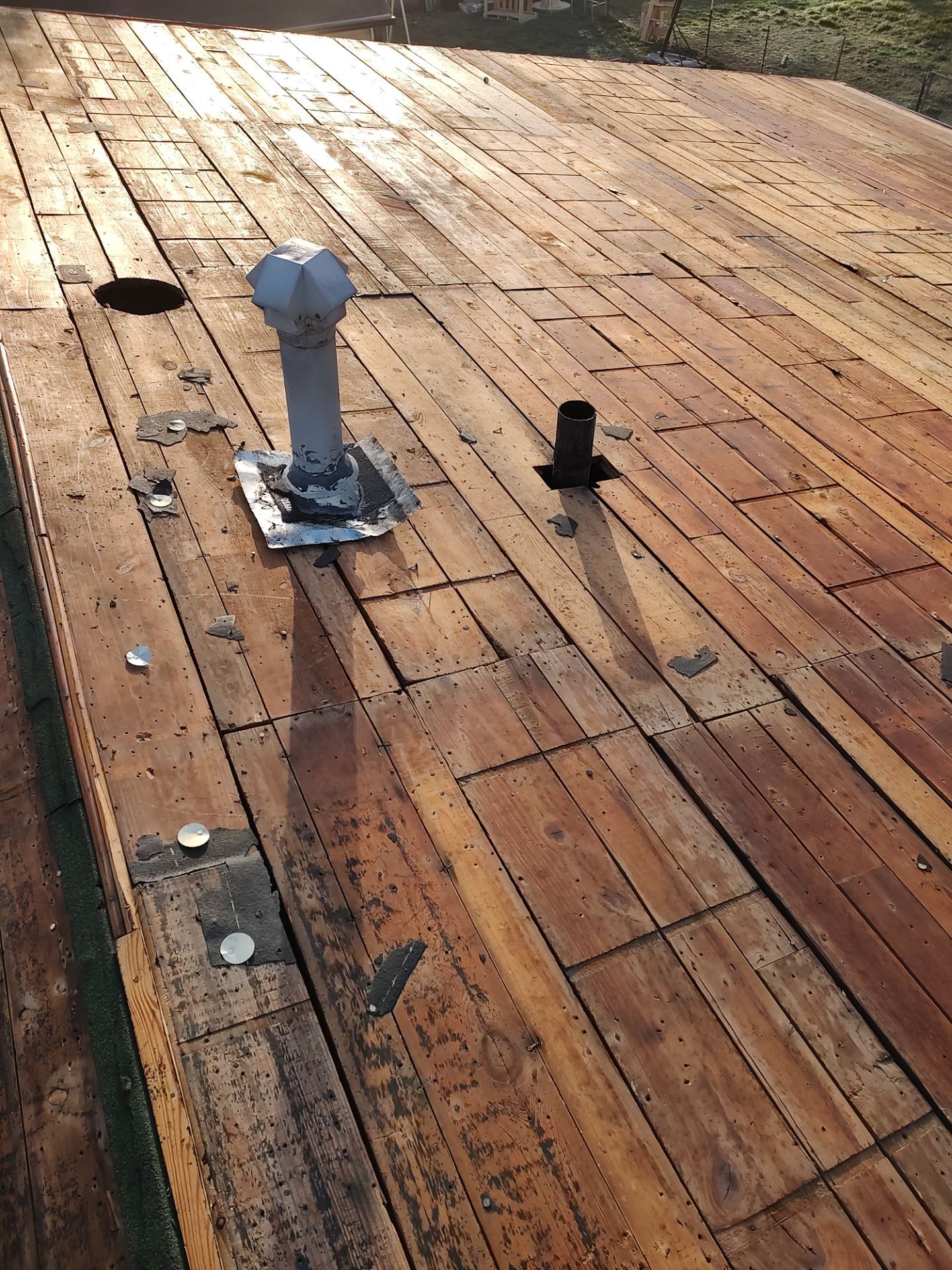 Storm damage restoration project by In & Out Construction & Remodeling, LLC