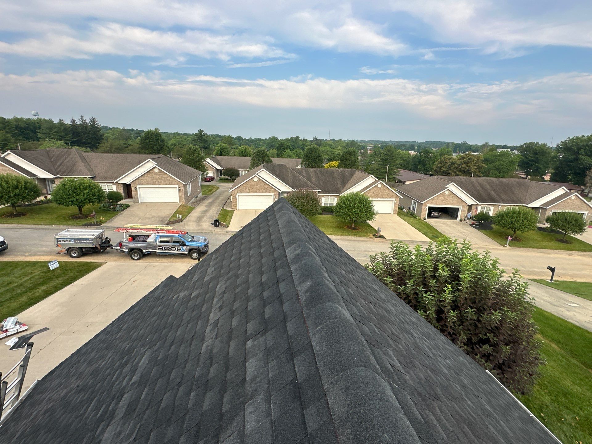 Residential Roofing Installation using Timberline UHDZ Shingles - Charcoal by RoofX 