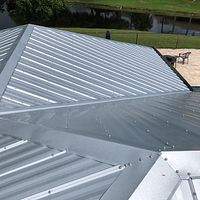 26ga 5V Crimp Mill Finish by Total Roofing System The Metal Roof Experts