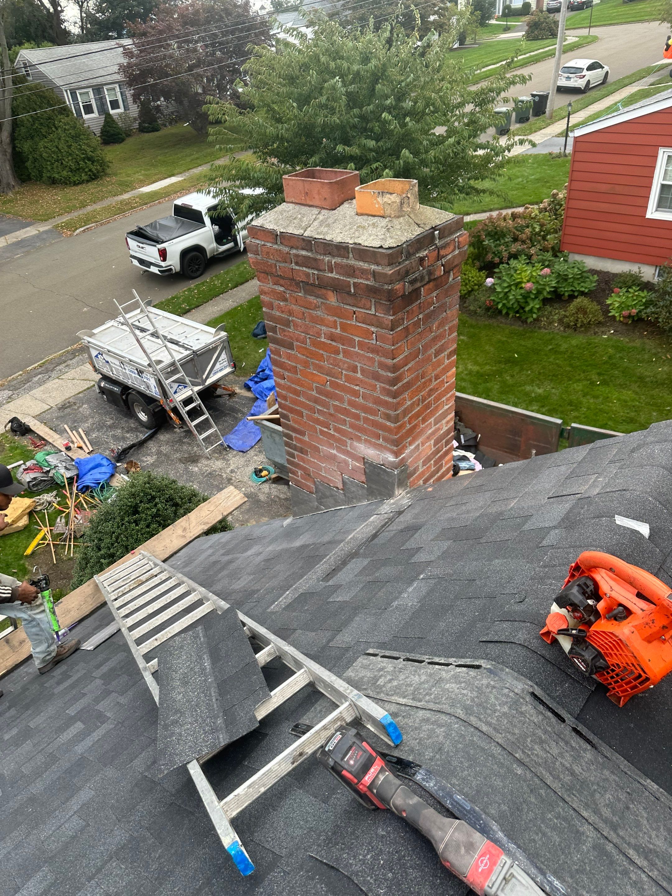 Residential Roofing Installation using Owens Corning TruDefinition Duration AR - Onyx Black & New Siding Install using Certainteed Sterling gray by A Plus Exterior