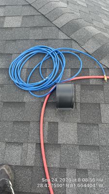 Dryer Exhaust Inspection & Roof Access in Clermont