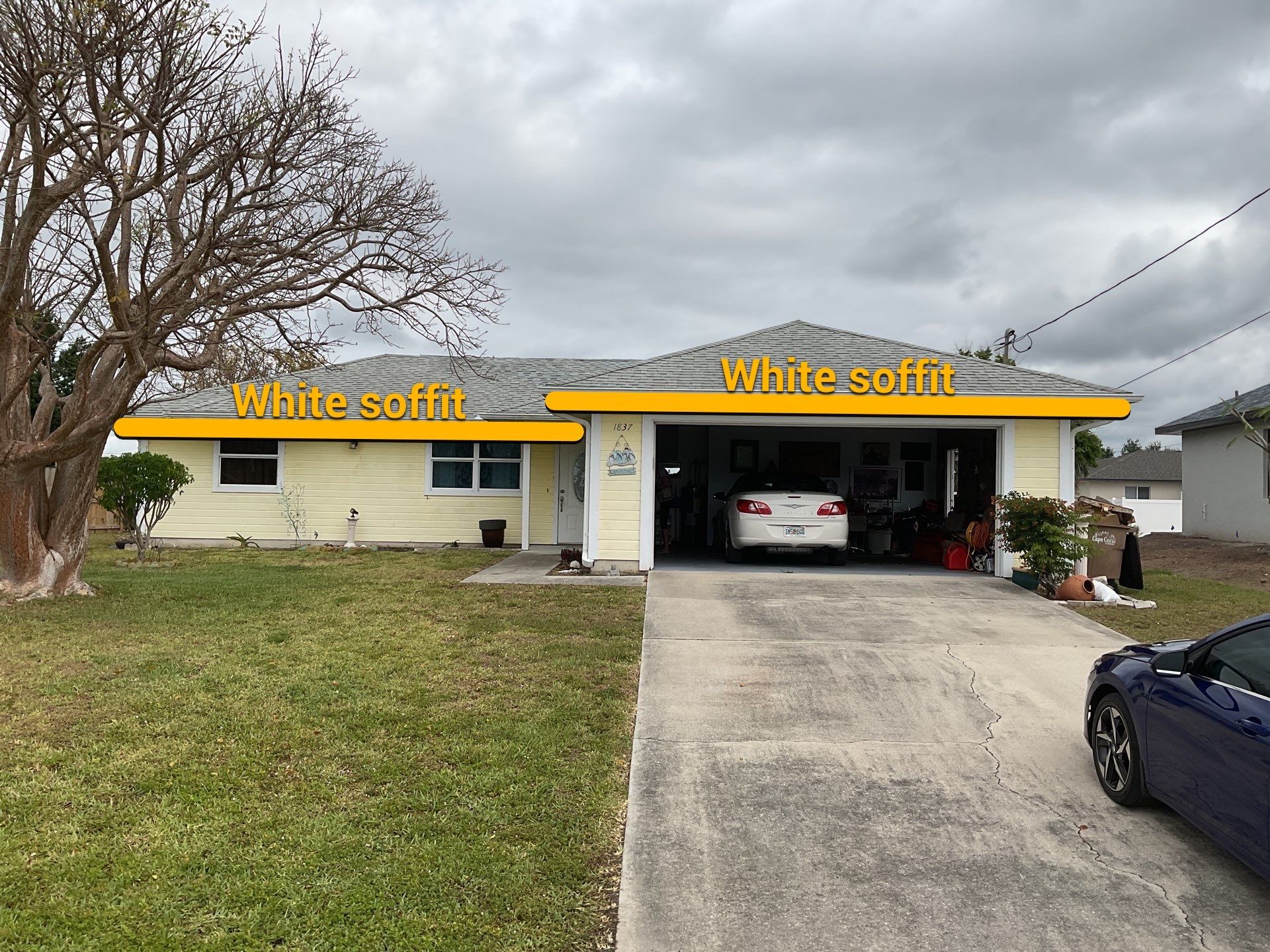 Soffit Installation in Cape Coral FL by Gutter Professors
