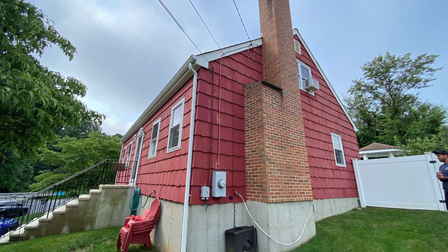 Siding Installation using Royal Building Products Rustic Red by A Plus Exterior