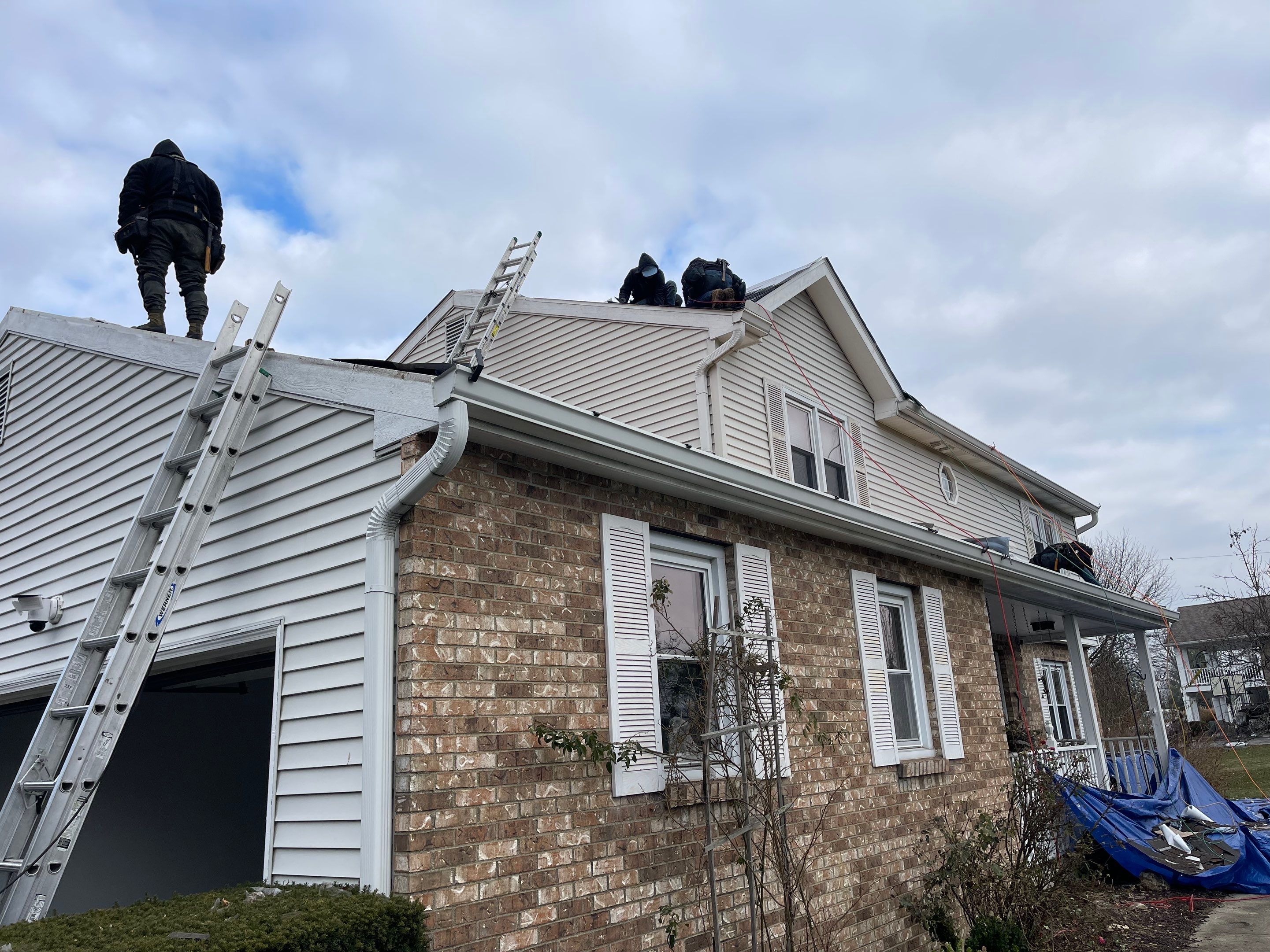 Ready for Solar!  Residential Roofing Installation using IKO dimensional shingles by SOS Home Ohio 
