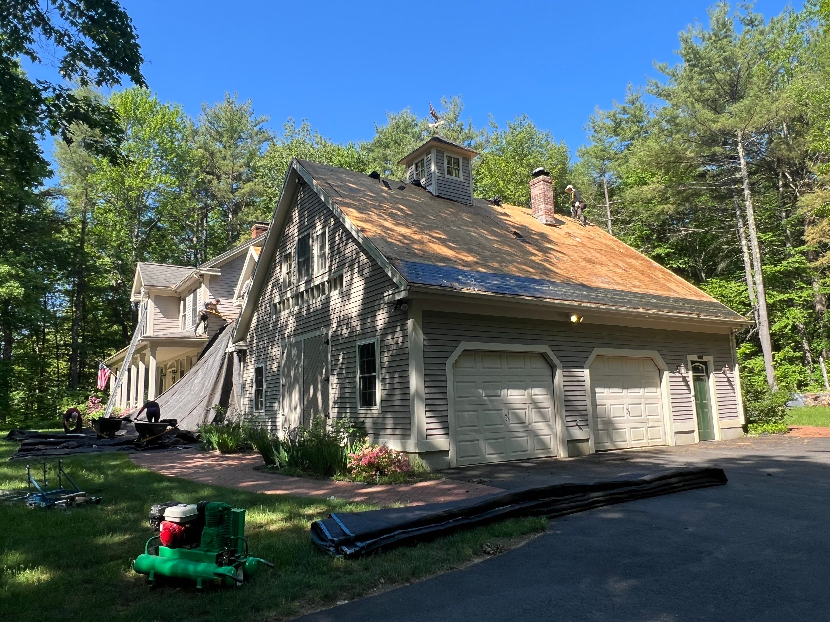 Partial Roof and Partial Fascia Replacement by Tall pine roofing