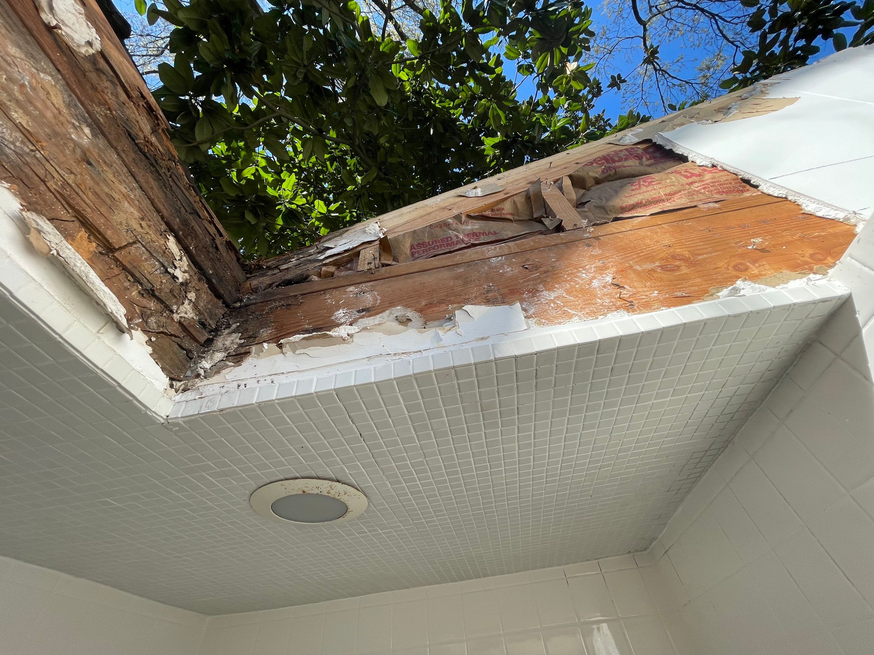 Structural Wood Rot Repair and Custom Skylight Installation in Memphis by Revival Roofing Services
