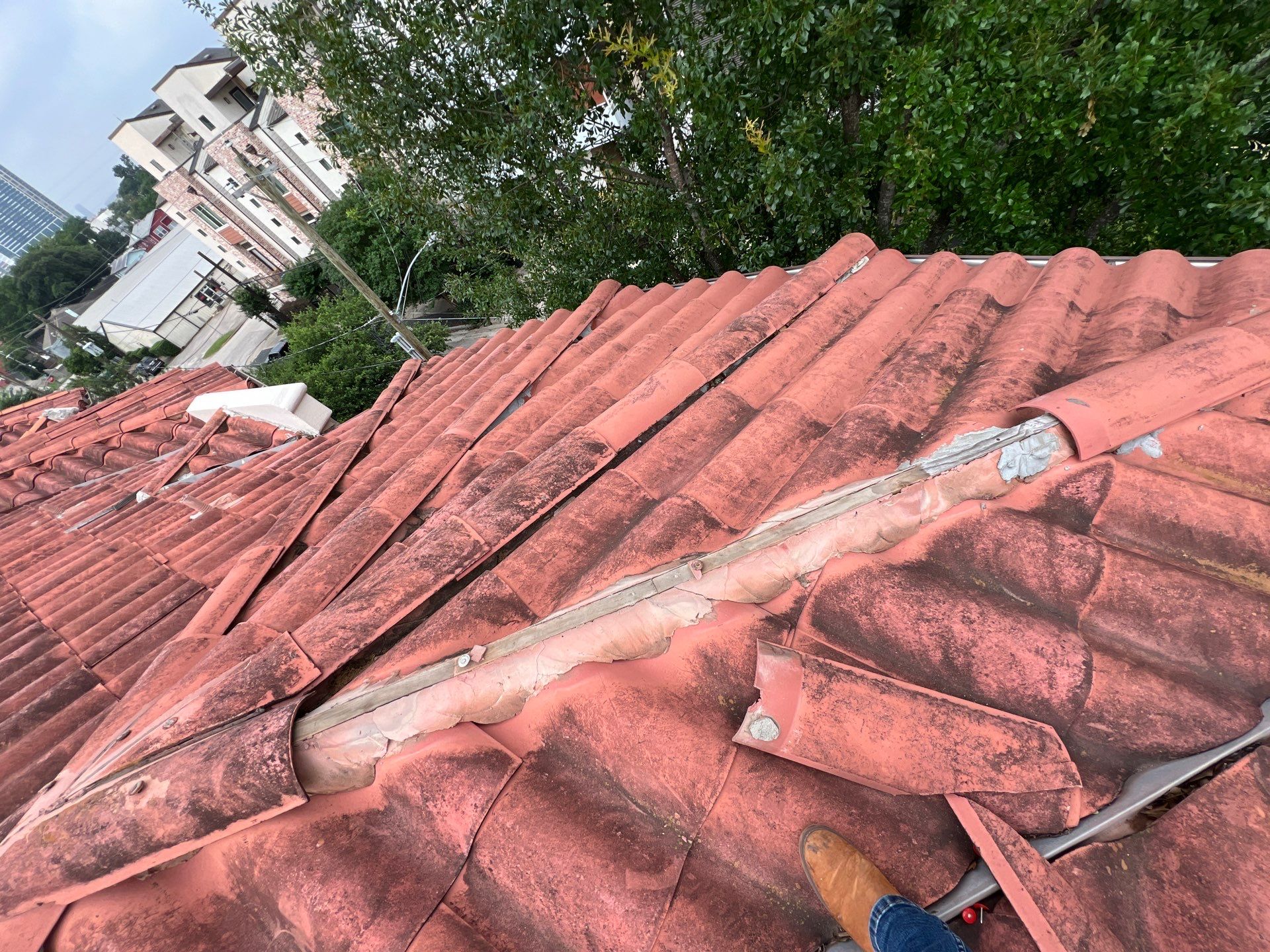 Tile Roof using tile by Roof Repair Company