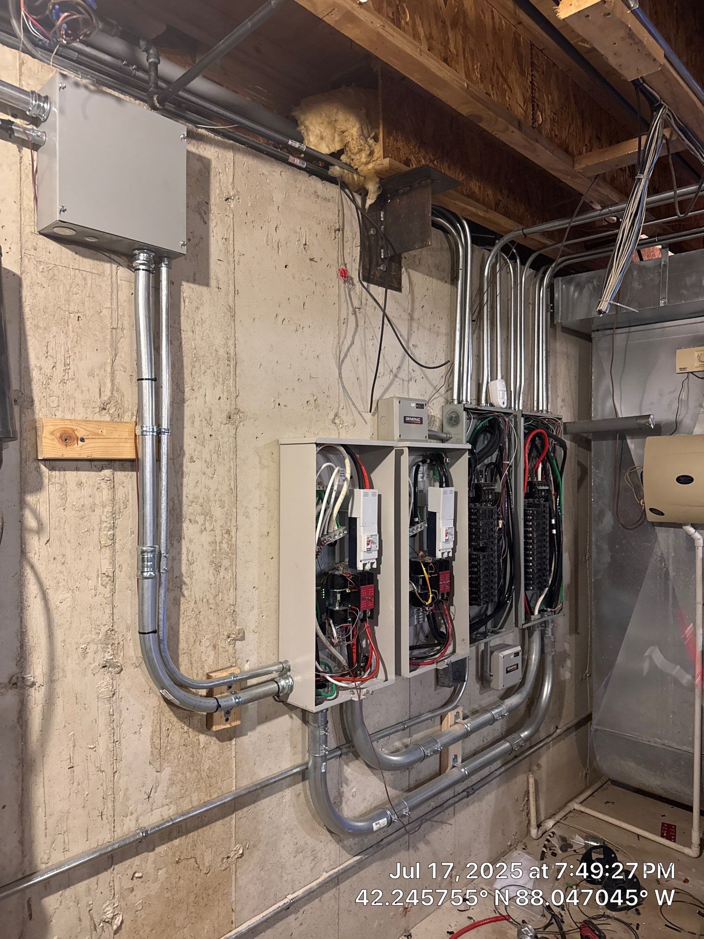 Generac 26 kW Generator & Dual 200 A Whole‑House Transfer Switches – Mundelein, IL by GSHA Services LTD