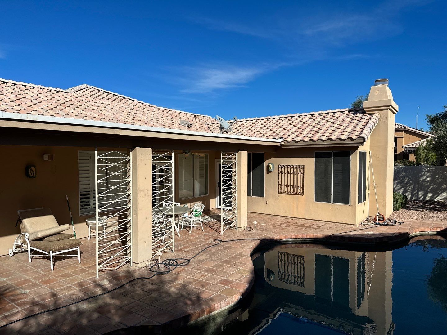 Gazzo - A Beautiful Home Exterior Transformation in Scottsdale, AZ with C&M Primer and Sherwin Williams Paints by Double G Painting Contractors, LLC