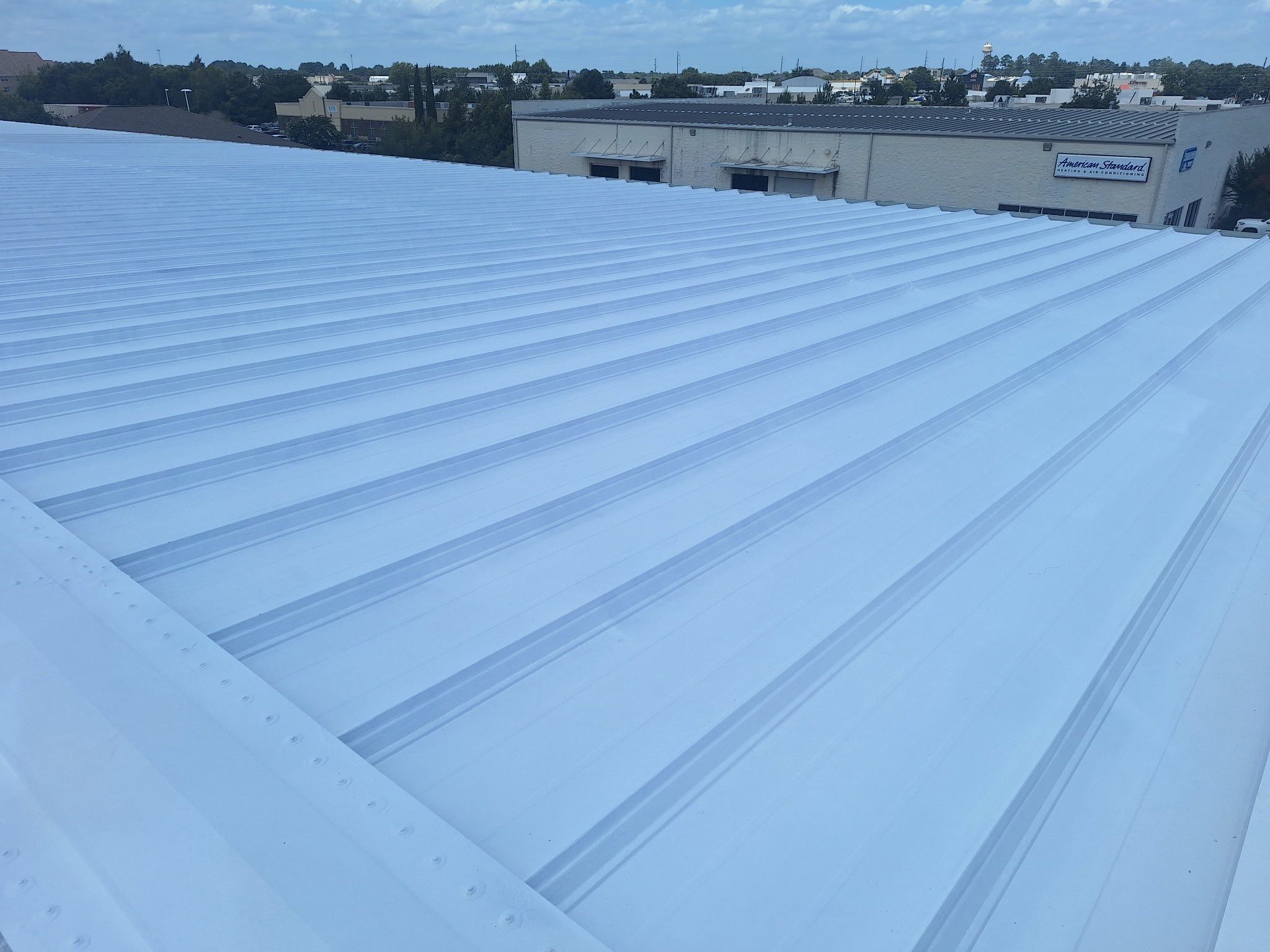 Commercial Metal Roof Coating in Warner Robins by Southern Roof Solutions