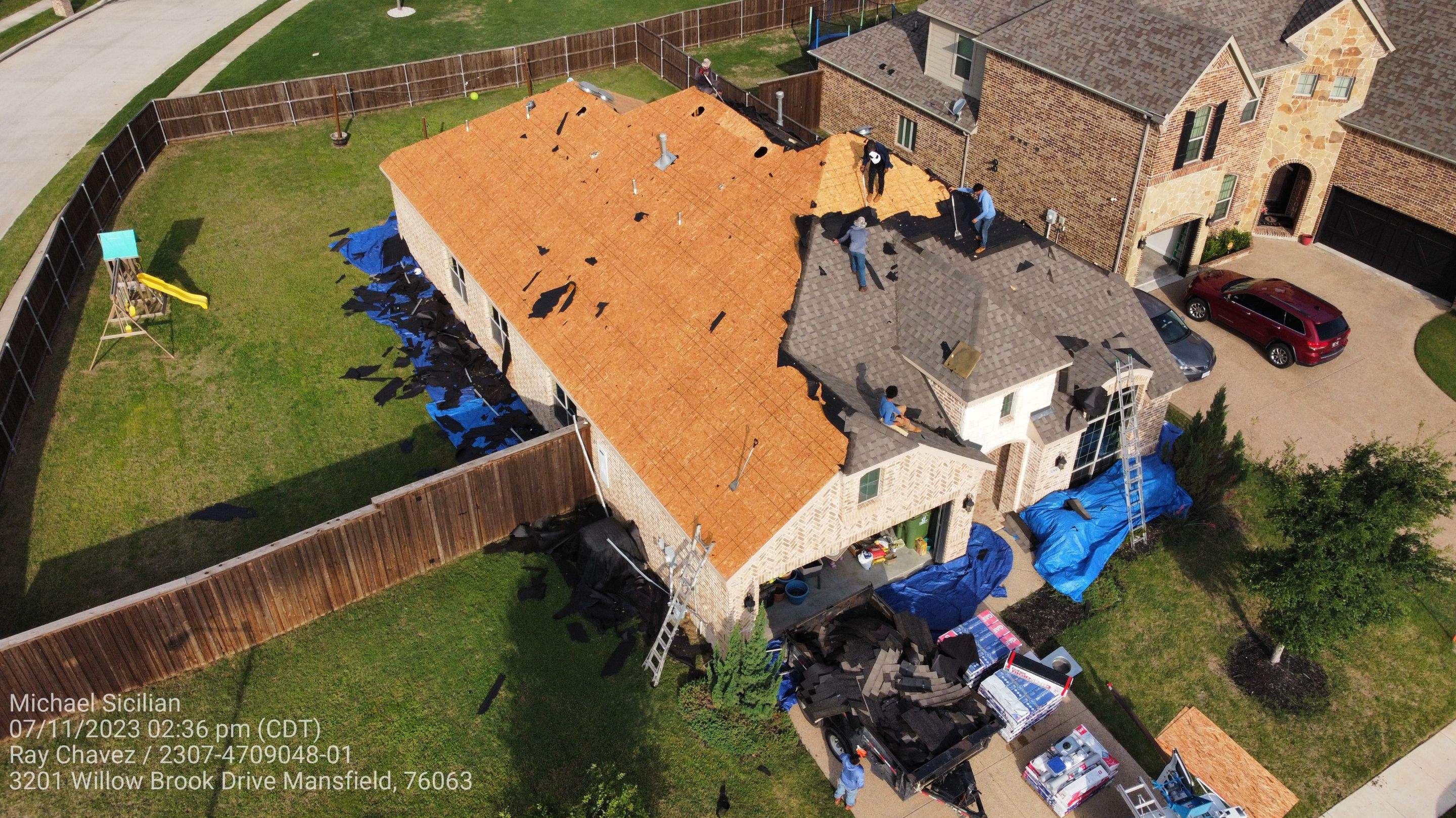 Project in Mansfield by Zeus Exteriors