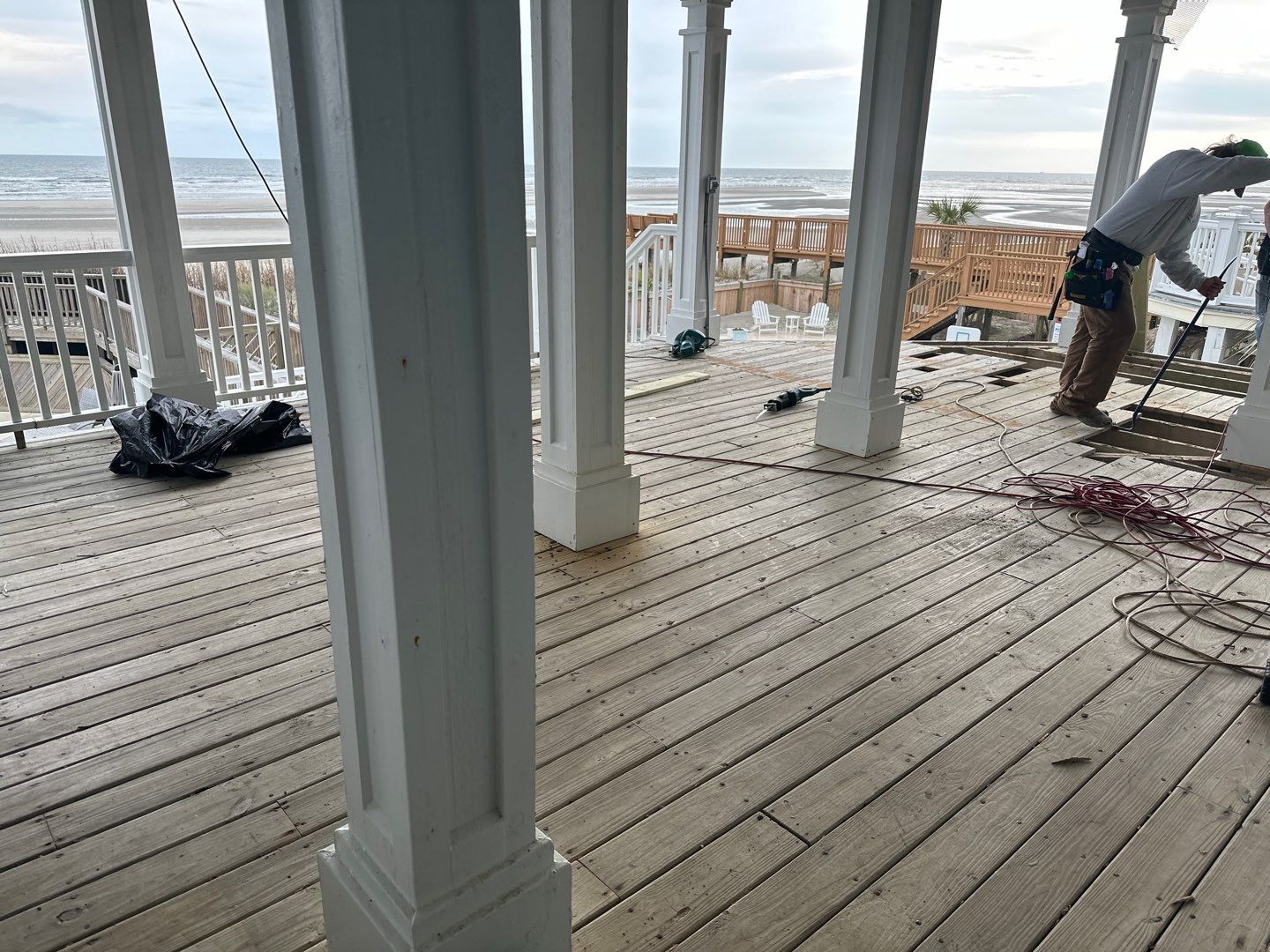 Weathered Deck using Wood Sealant by DuraSeal