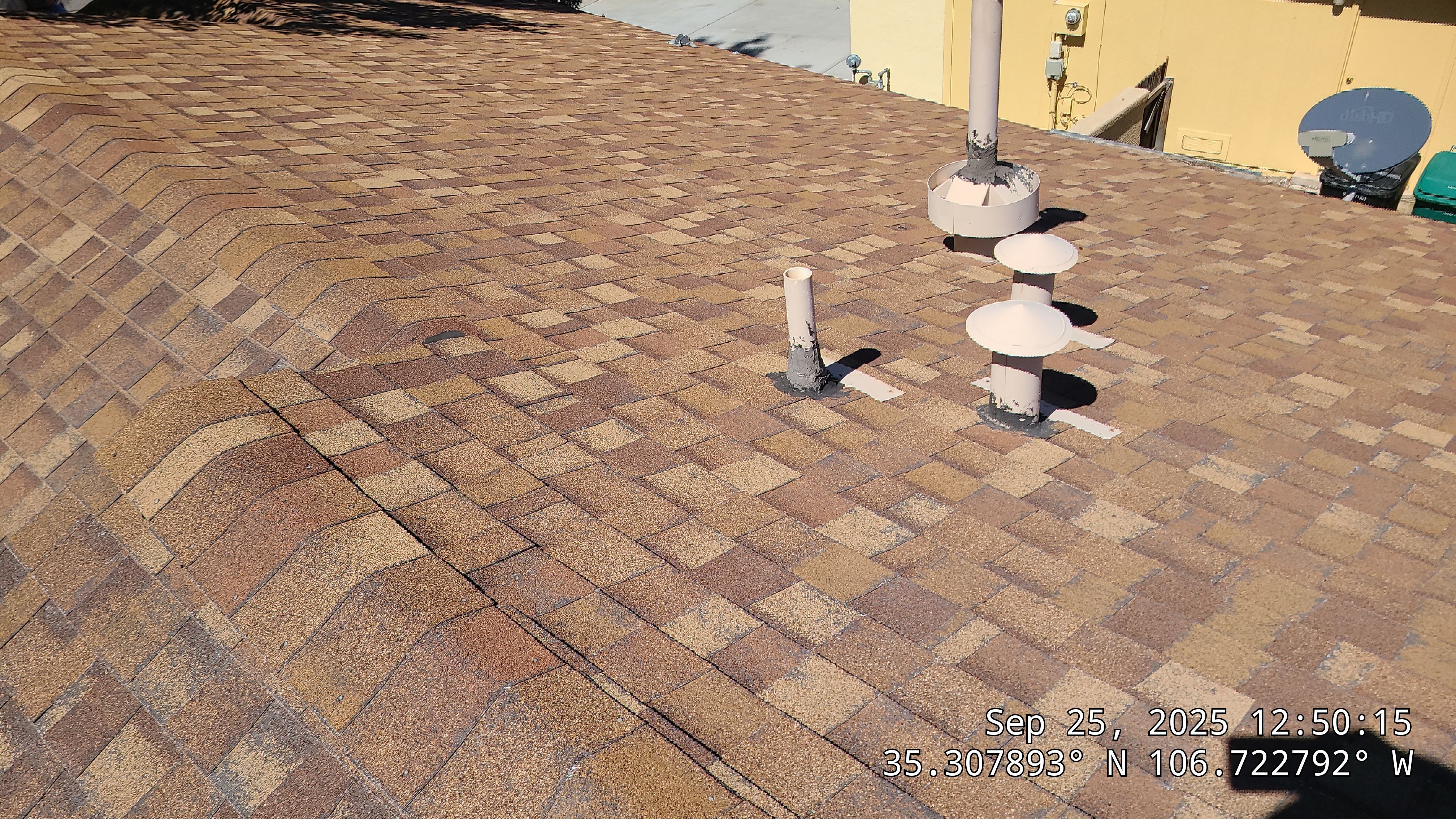 Oakridge Desert tan shingles in Chimayo Meadows by Doyle Roof Masters Inc