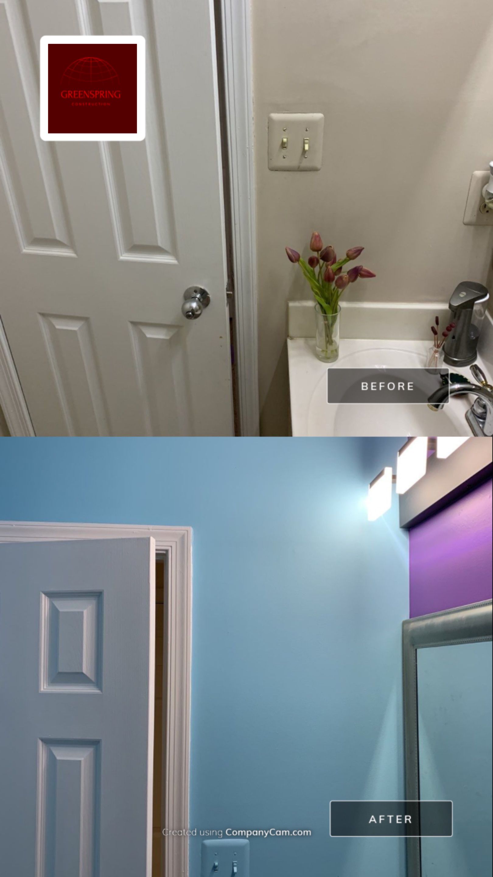 Wall & Cabinets Painting by Greenspring Construction Services