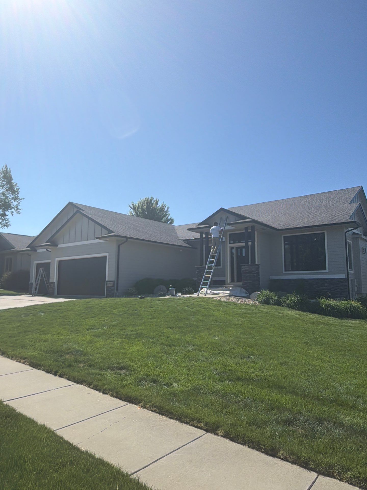 Residential Exterior Painting and Siding Maintenance in Sioux Falls by Select Painting, Coatings & Garage Cabinets