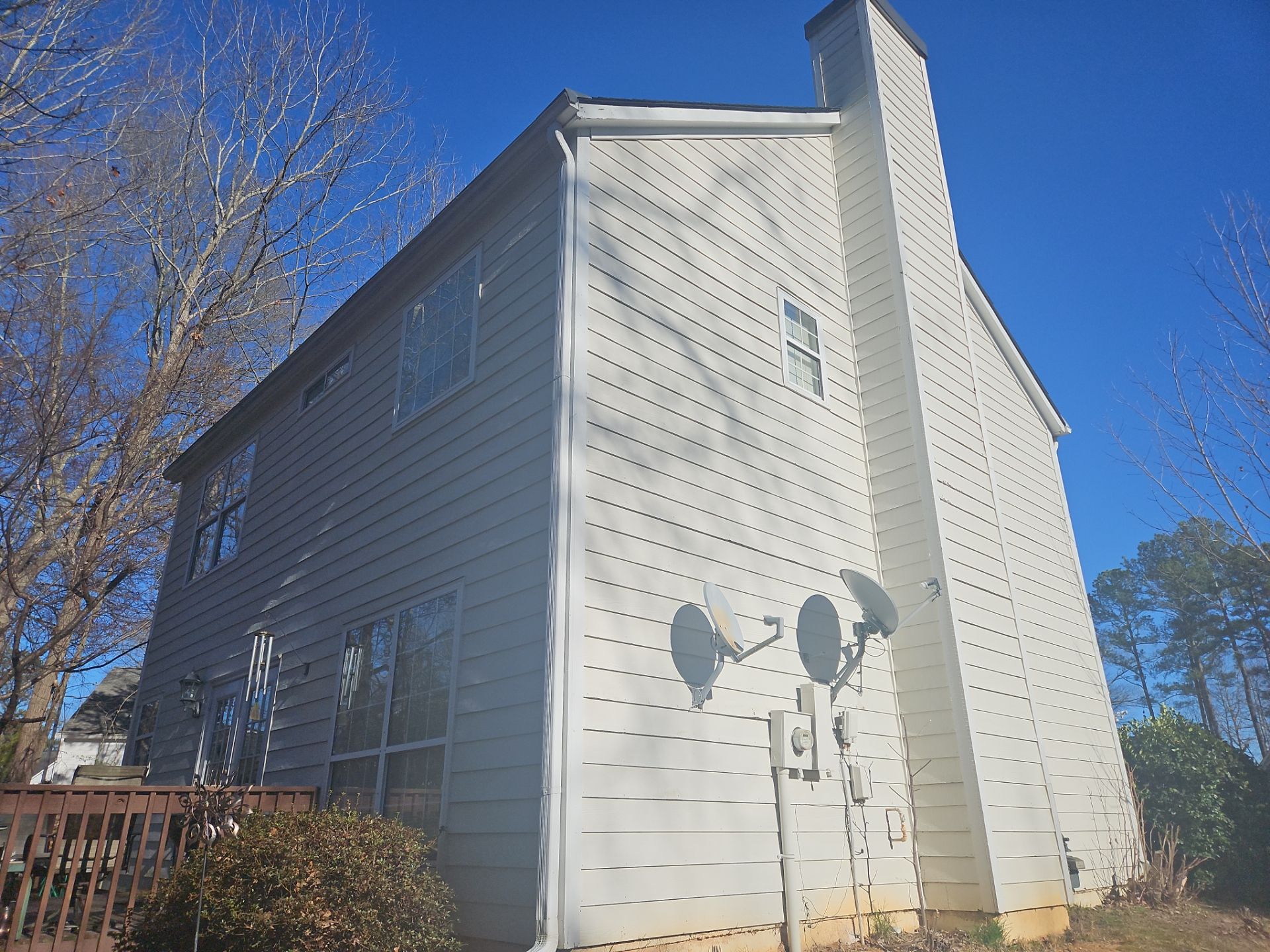 Siding and Rotten Wood Replacement, Deck Stain, and Exterior Painting in Kennesaw, GA by Nelson Exteriors