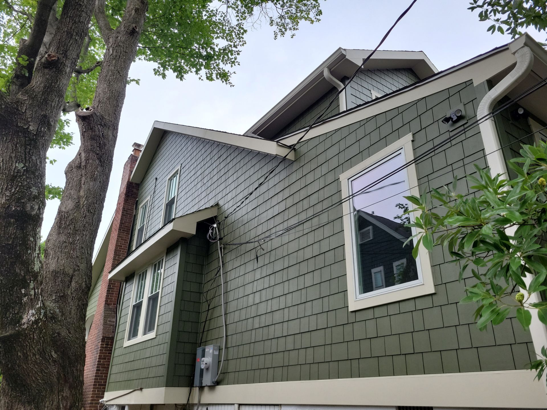 Dramatic exterior facelift in Baltimore by American Home Contractors