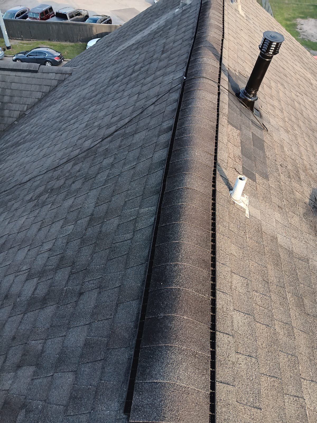 Hail Damage using Owen's Corning Duration (Lifetime) Shingles by Roof Repair Company