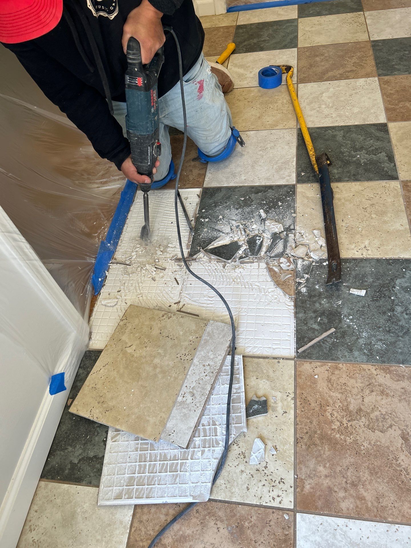 Tile Foyer by Footprints Floors of East Atlanta