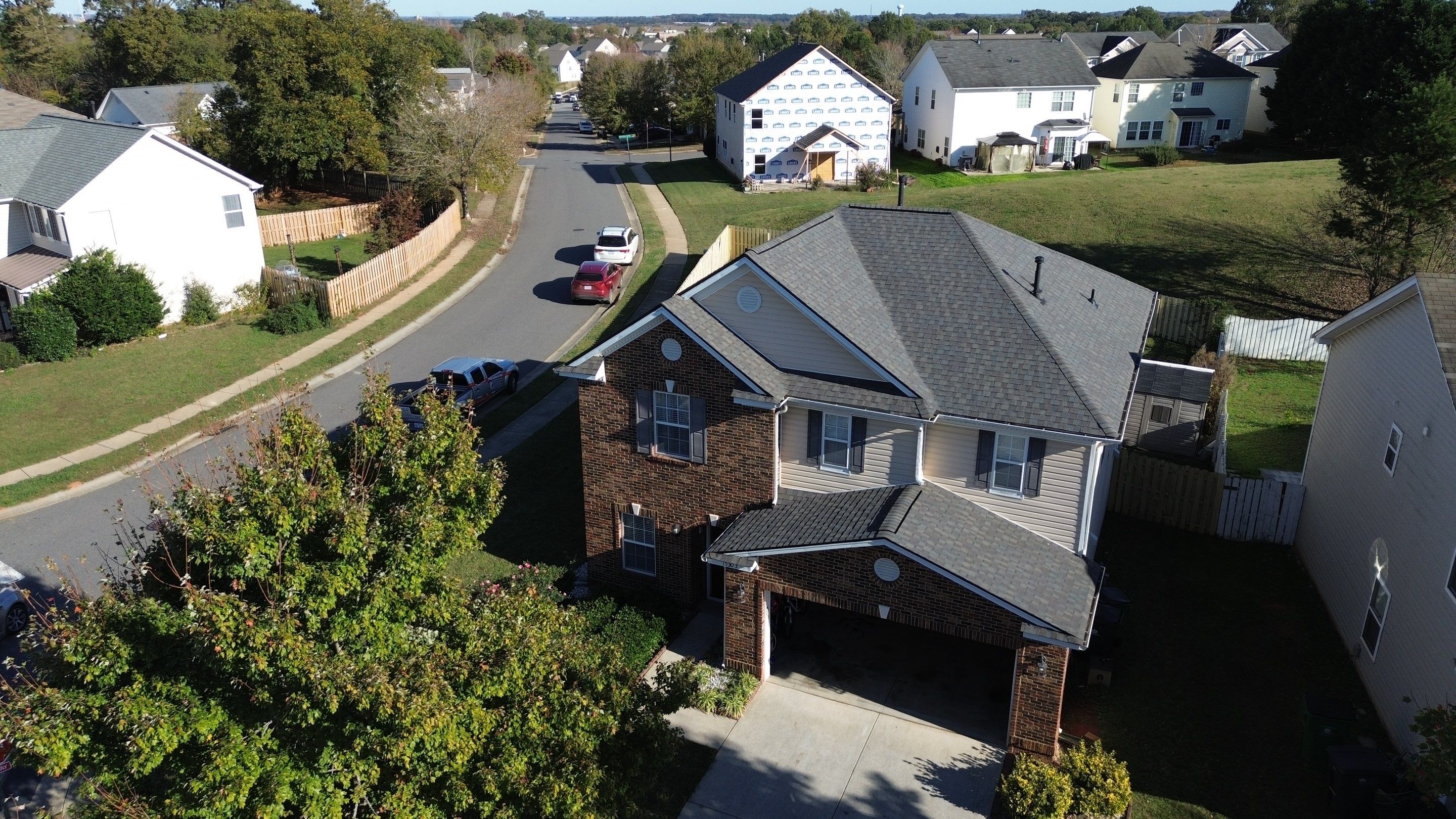 Roof replacement, interior and gutters repair by hail and wind damage by Just Brilliant Restoration JBR