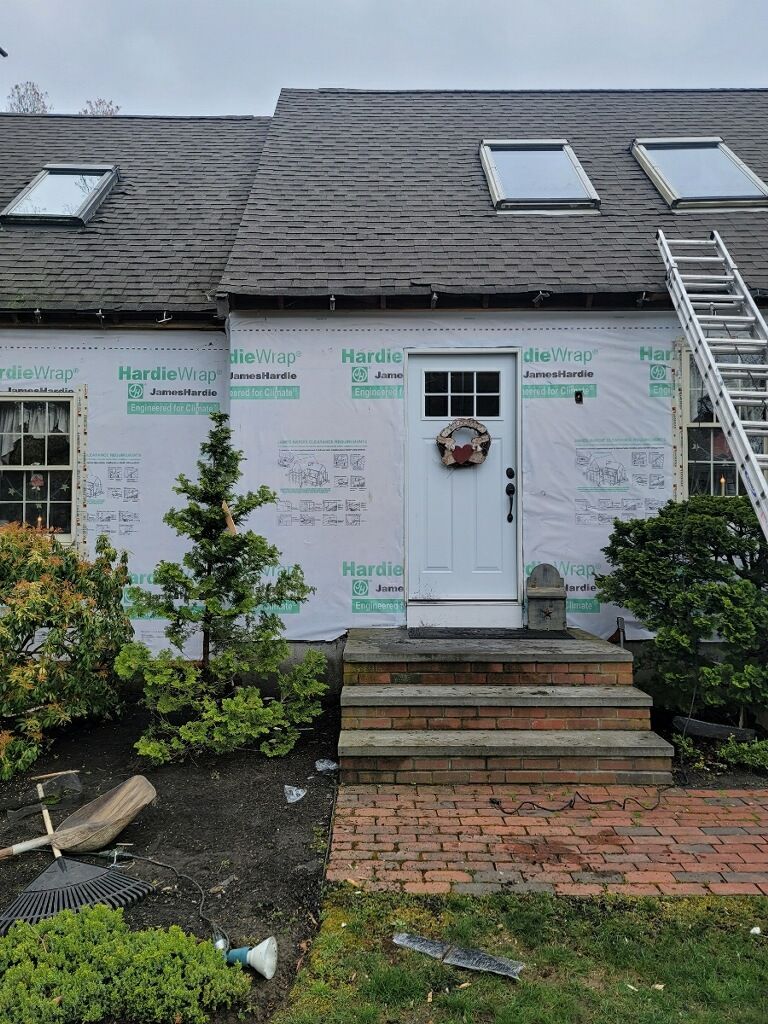 Siding Installation using James Hardie by UBrothers Construction
