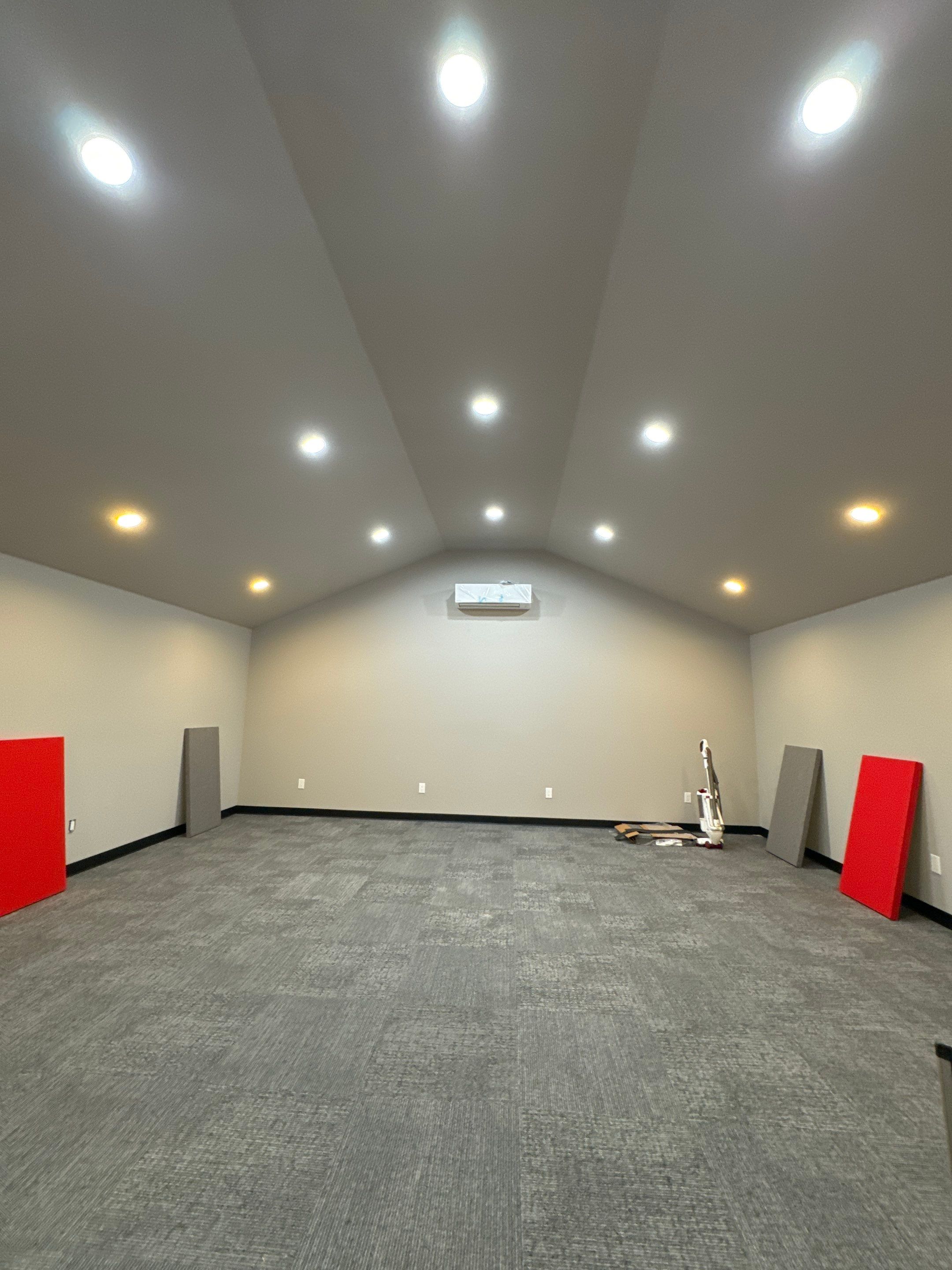 Custom Detached Studio Construction and Interior Finishing in Spring by Rolling Nations