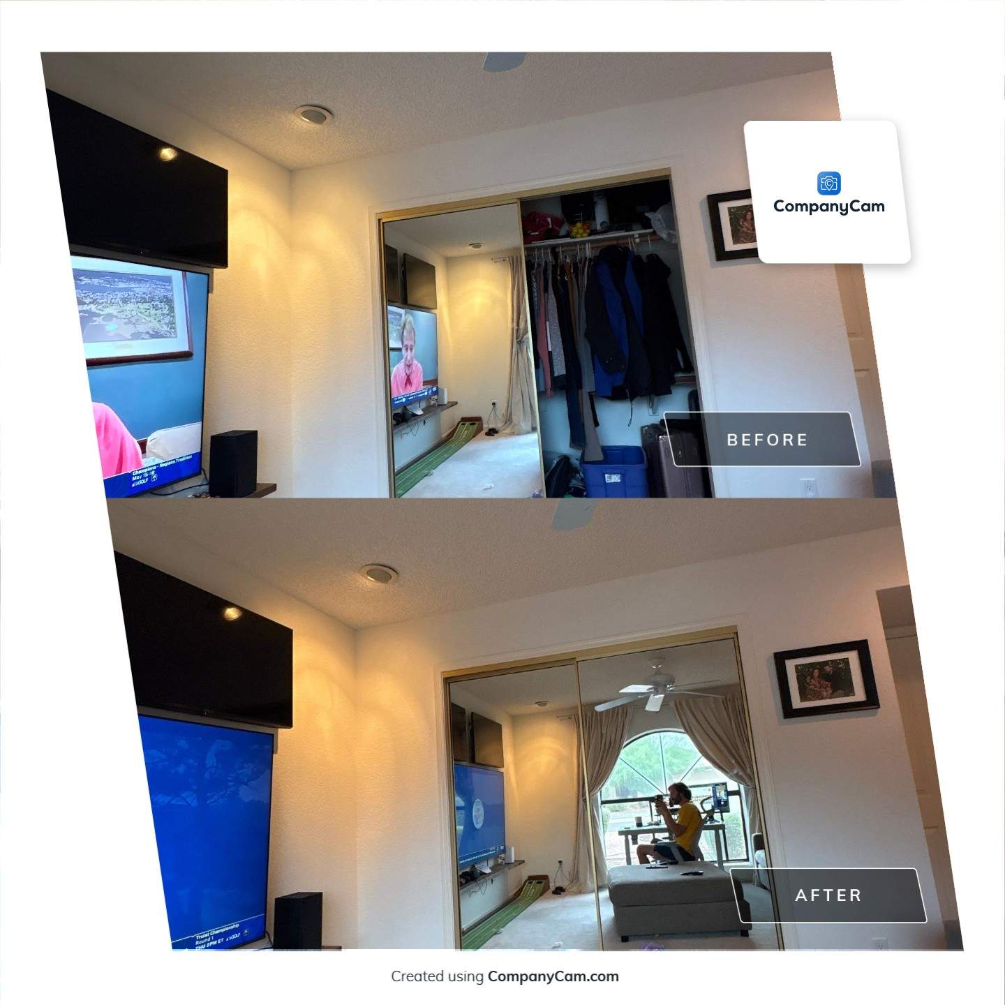 Basement Remodel using Drywall by CompanyCam Sales Demo
