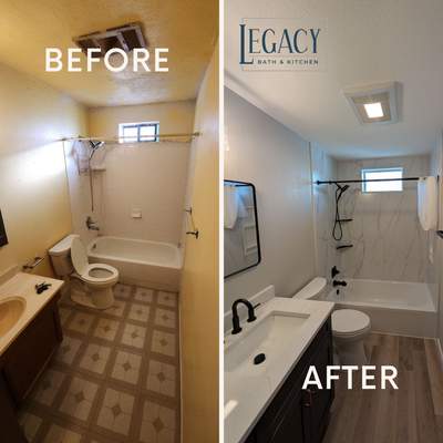 Small Bathroom Makeover in San Antonio