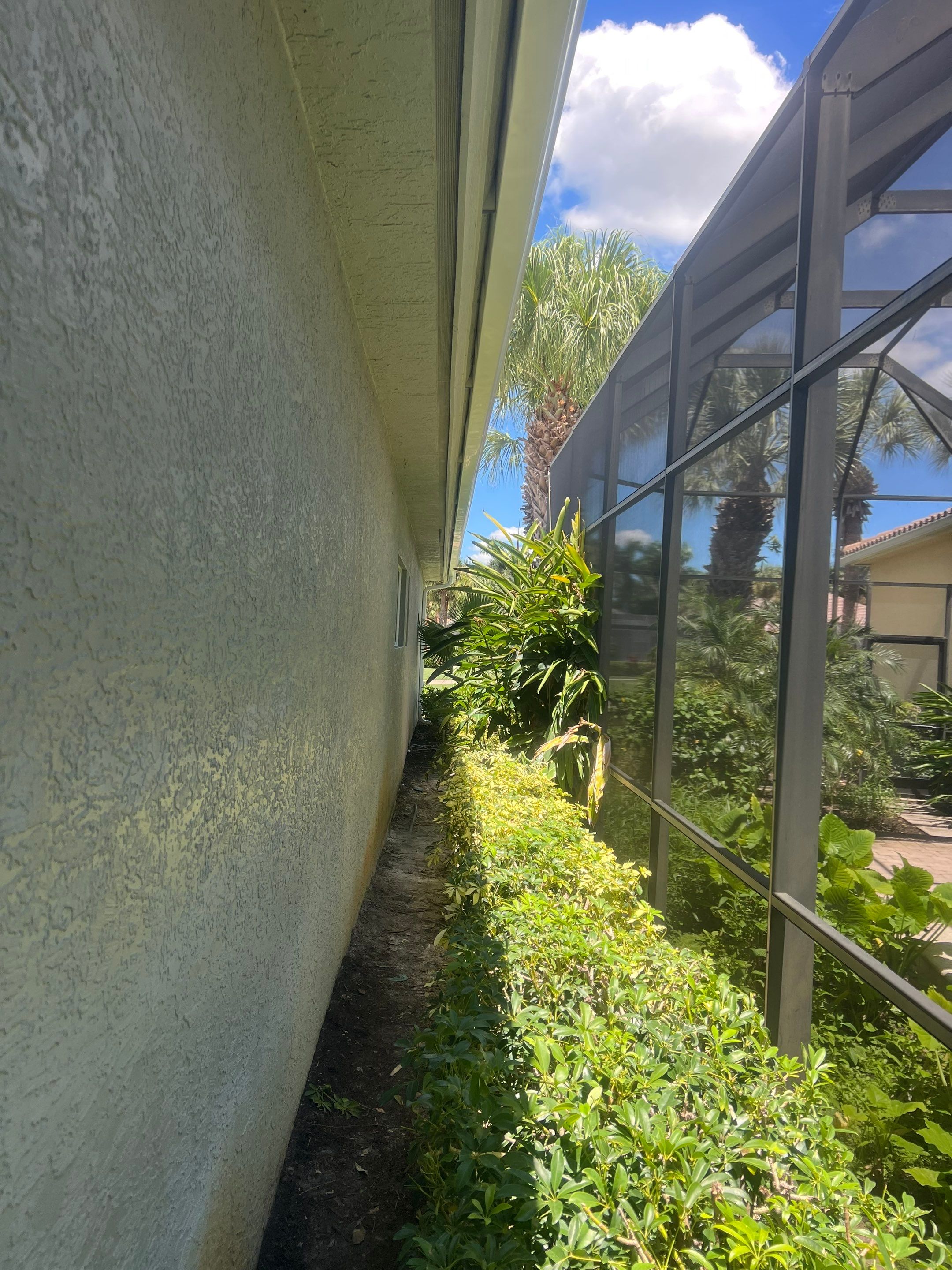 6 Inch Seamless Gutters and Downspout Installation in Naples FL by Gutter Professors
