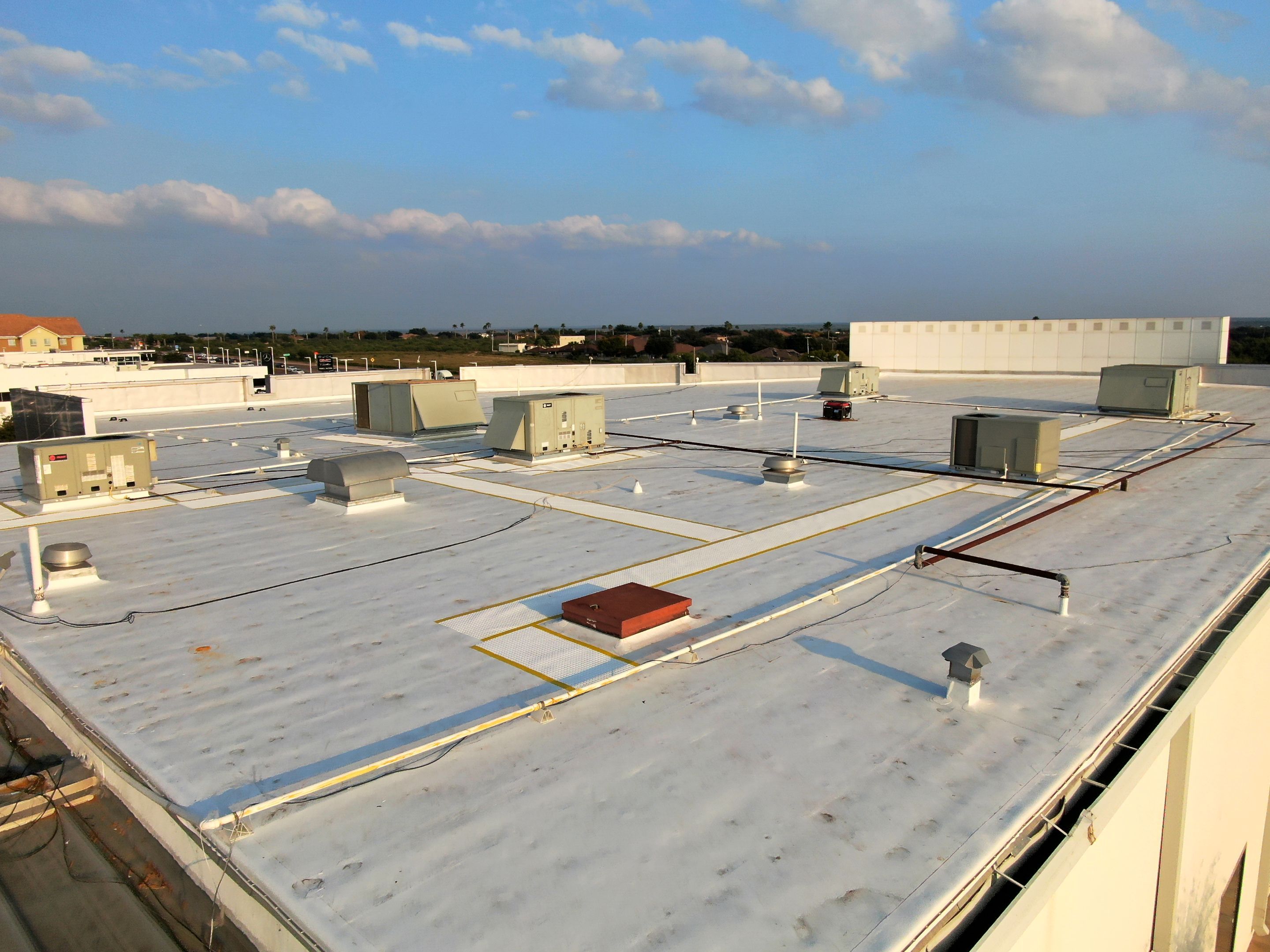 Commercial Roofing Installation using Thermoplastic Polyolefin - GAF  by JM Flores Roofing & Construction, Inc