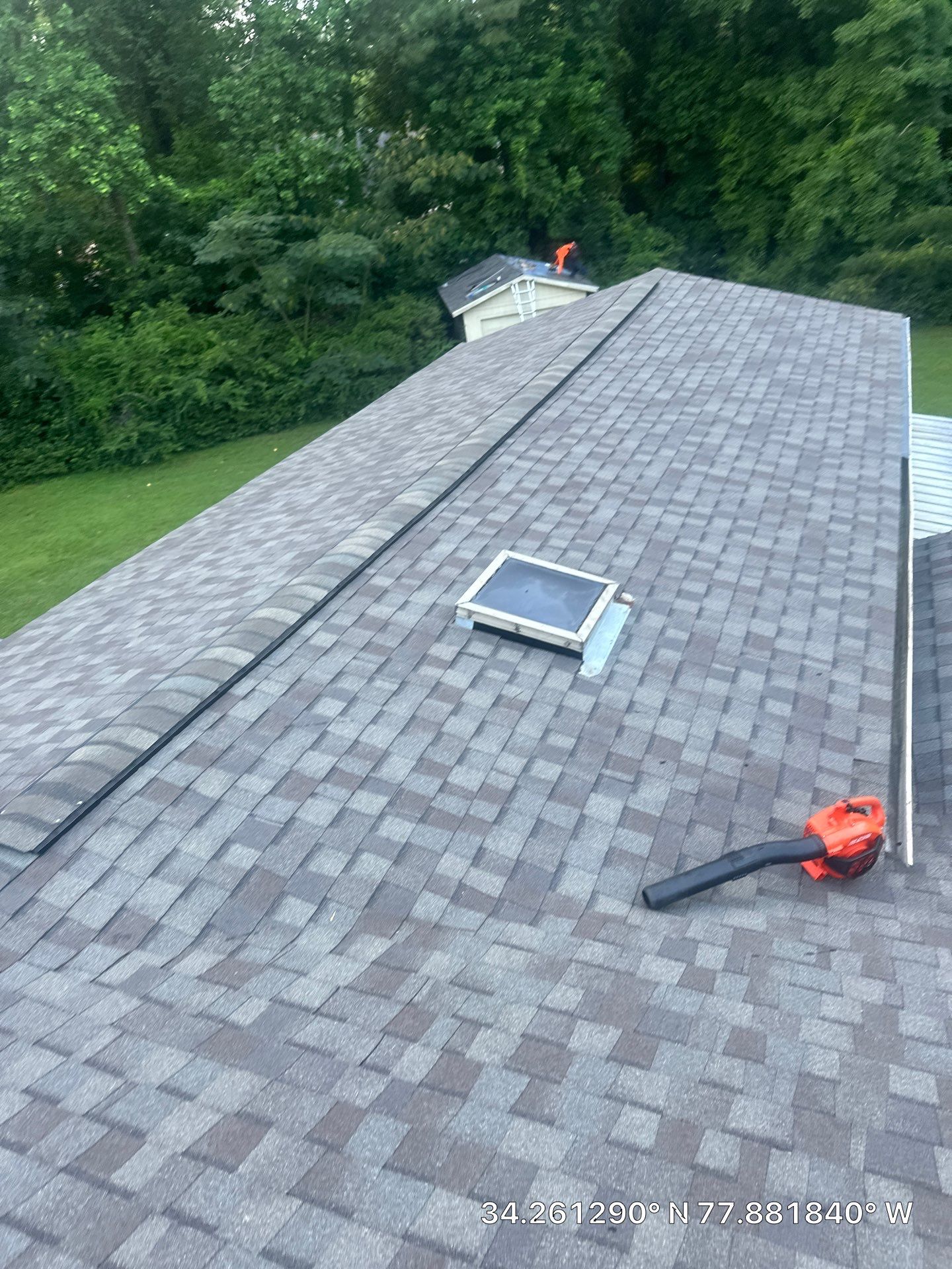 Roof Replacement in Wilmington, NC Using CertainTeed Landmark Weathered Wood by RGR Construction and Roofing, LLC