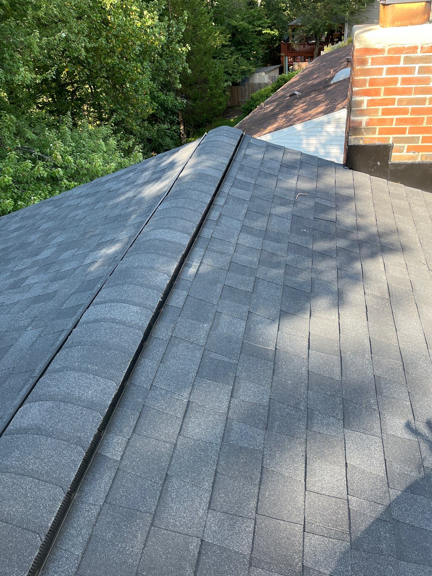 Burke: Residential Roof Installation with CertainTeed Landmark Pro Designer Shingles in Max Def Charcoal Black by RM Banning, Inc.