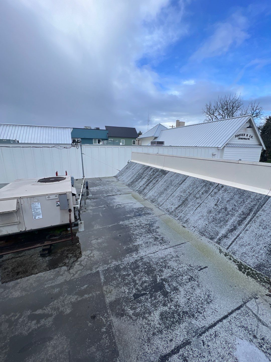 Commercial Flat Roof Installation using GAF 60Mil TPO  by Orezona Building & Roofing Company, Inc.